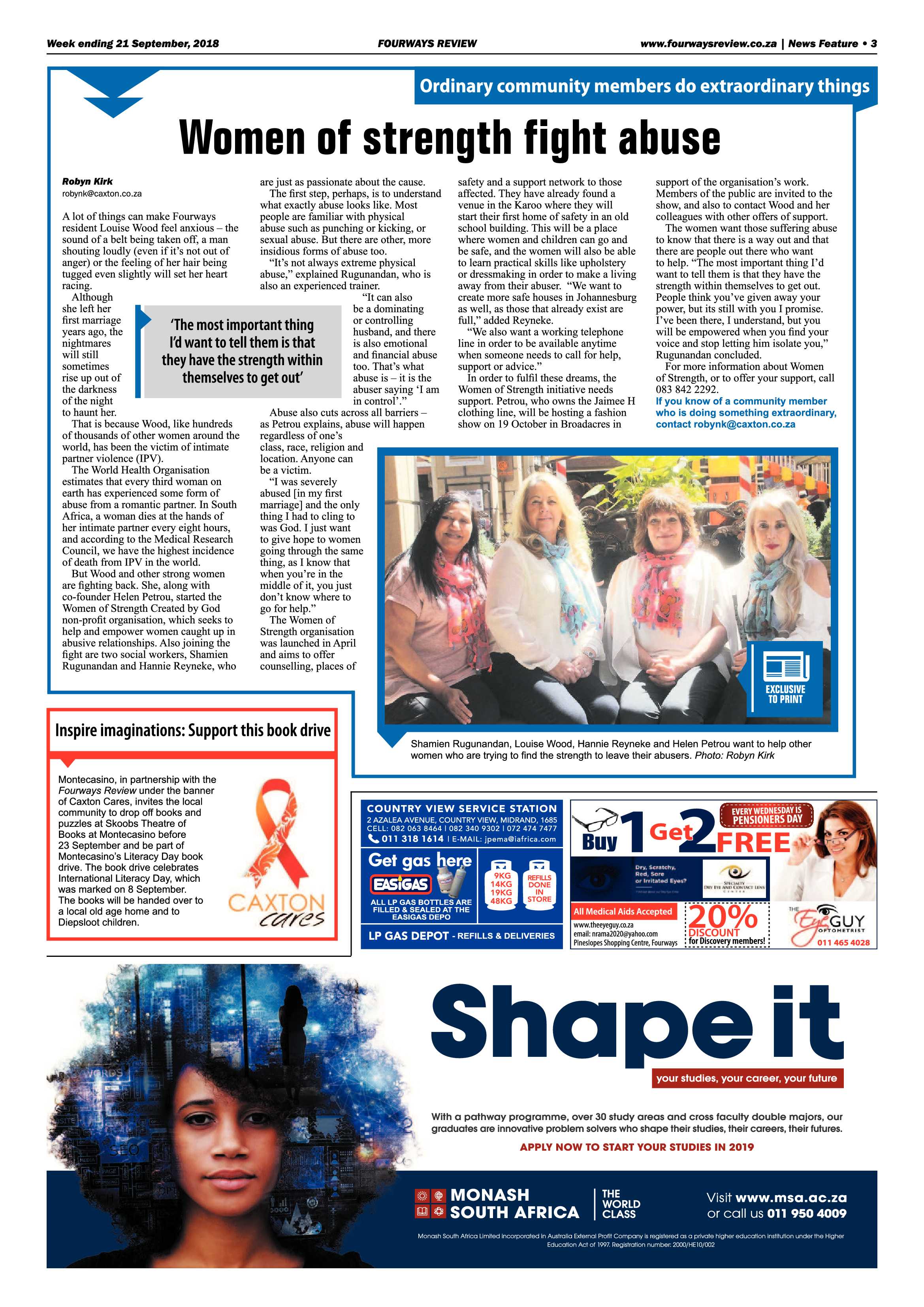 Fourways Review 21 September, 2018 page 3