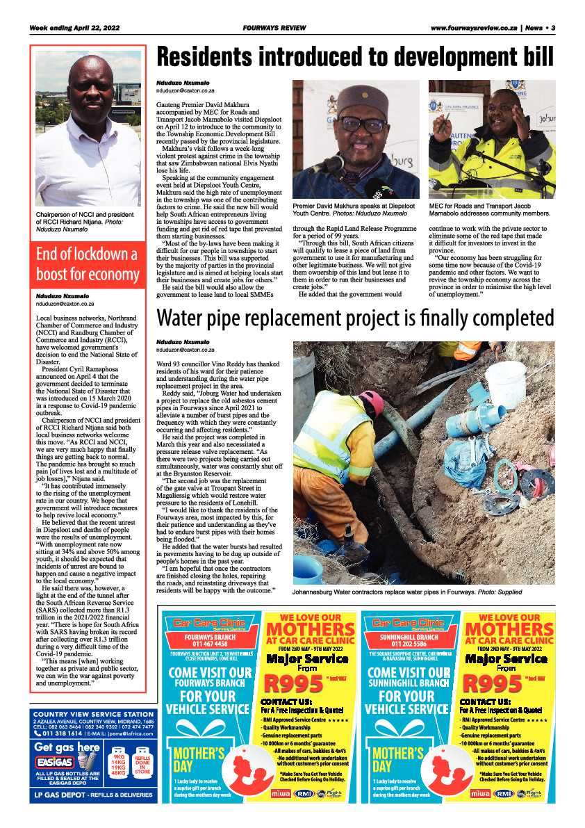 Fourways Review 22 April 2022 page 3