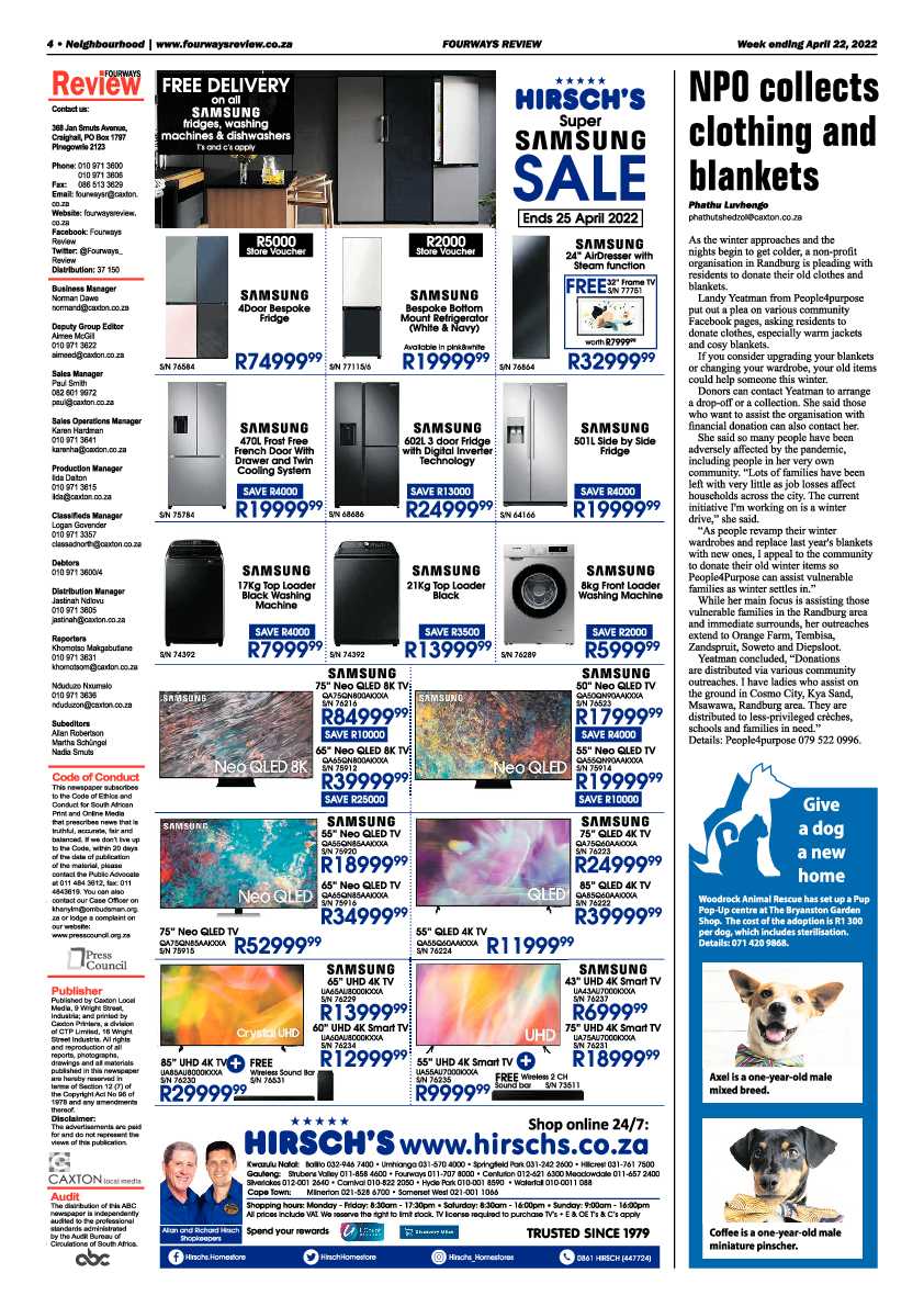 Fourways Review 22 April 2022 page 4