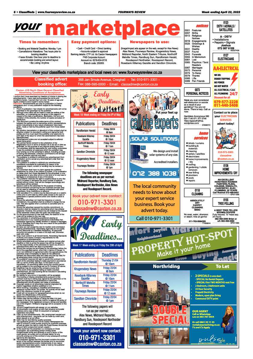 Fourways Review 22 April 2022 page 6