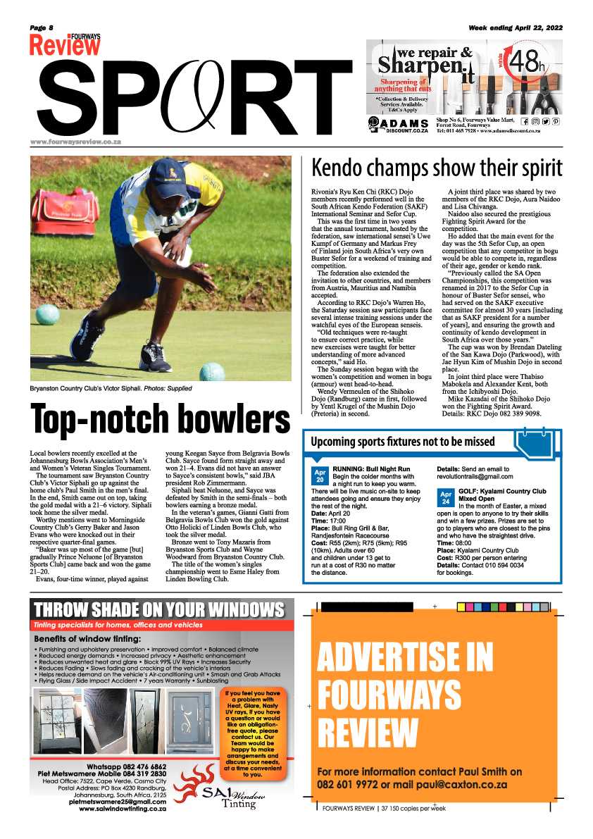 Fourways Review 22 April 2022 page 8
