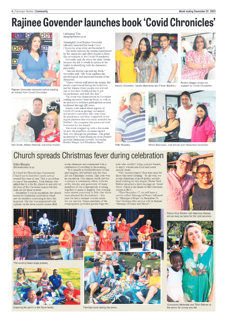 Fourways Review 22 December 2023 page 4