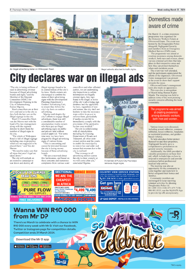 Fourways Review 22 March 2024 page 2