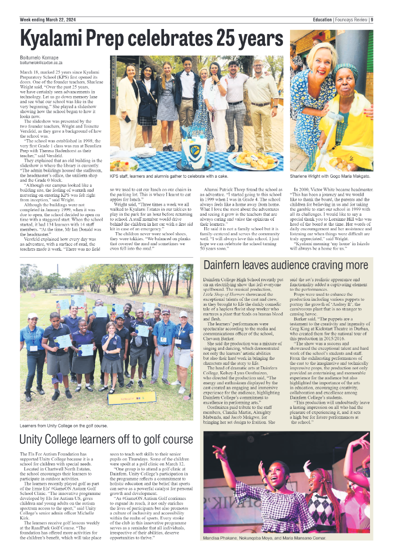 Fourways Review 22 March 2024 page 9