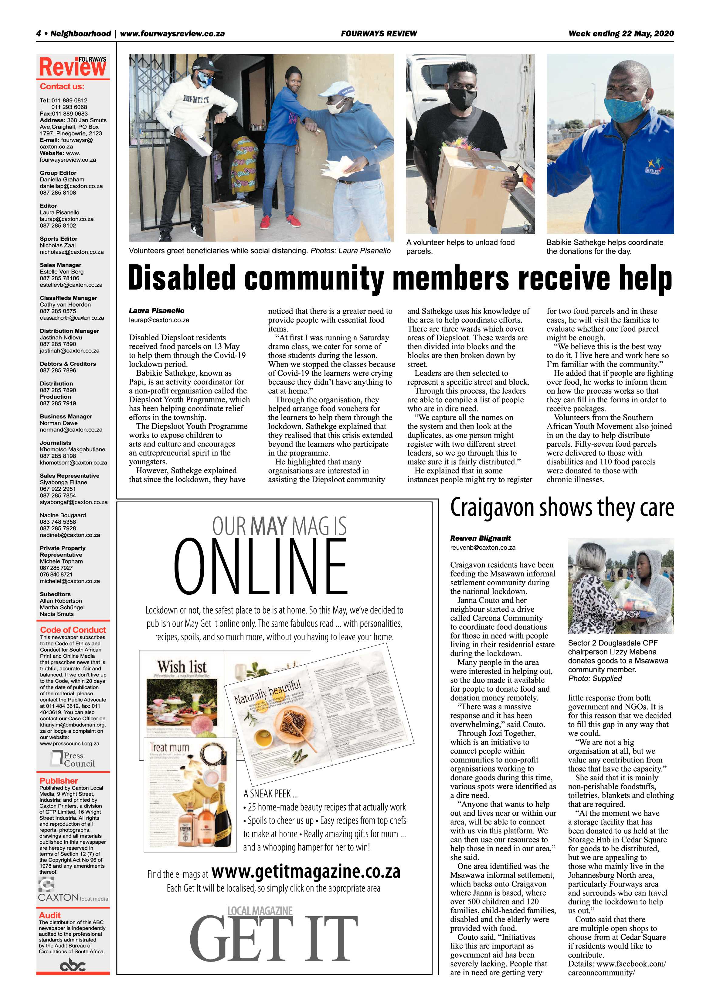Fourways Review 22 May 2020 page 4