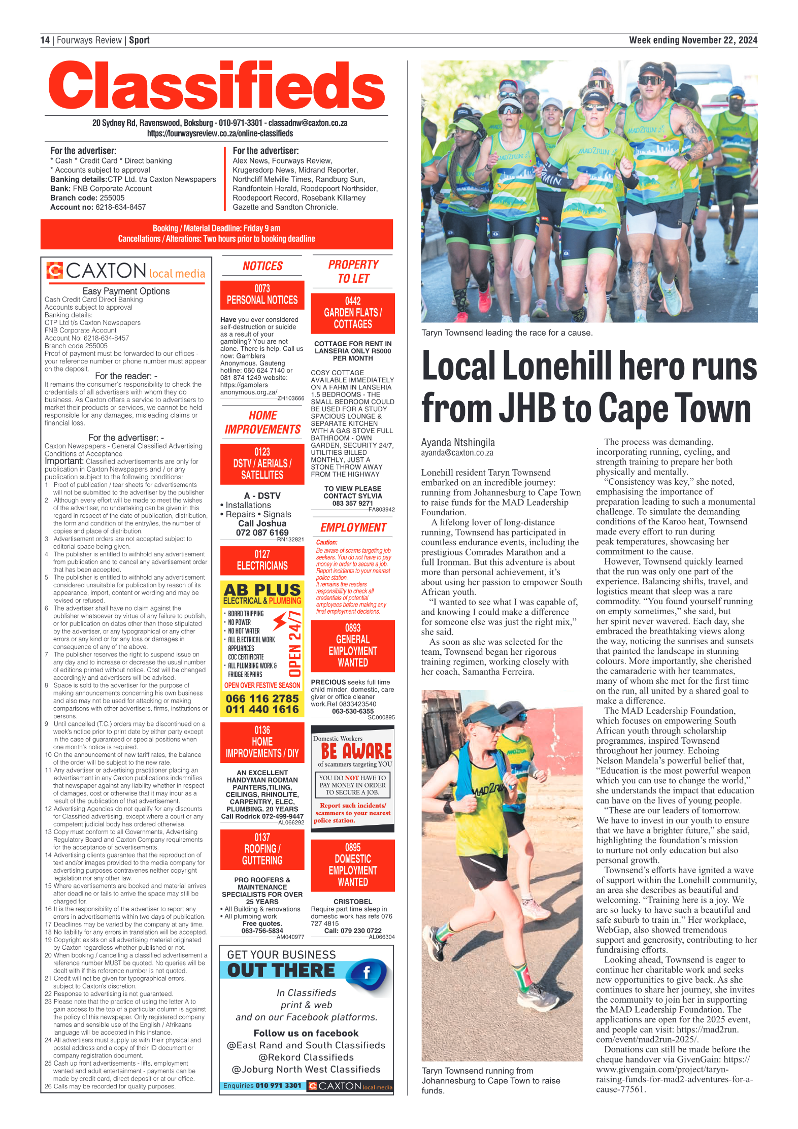 Fourways Review 22 November 2024 page 14