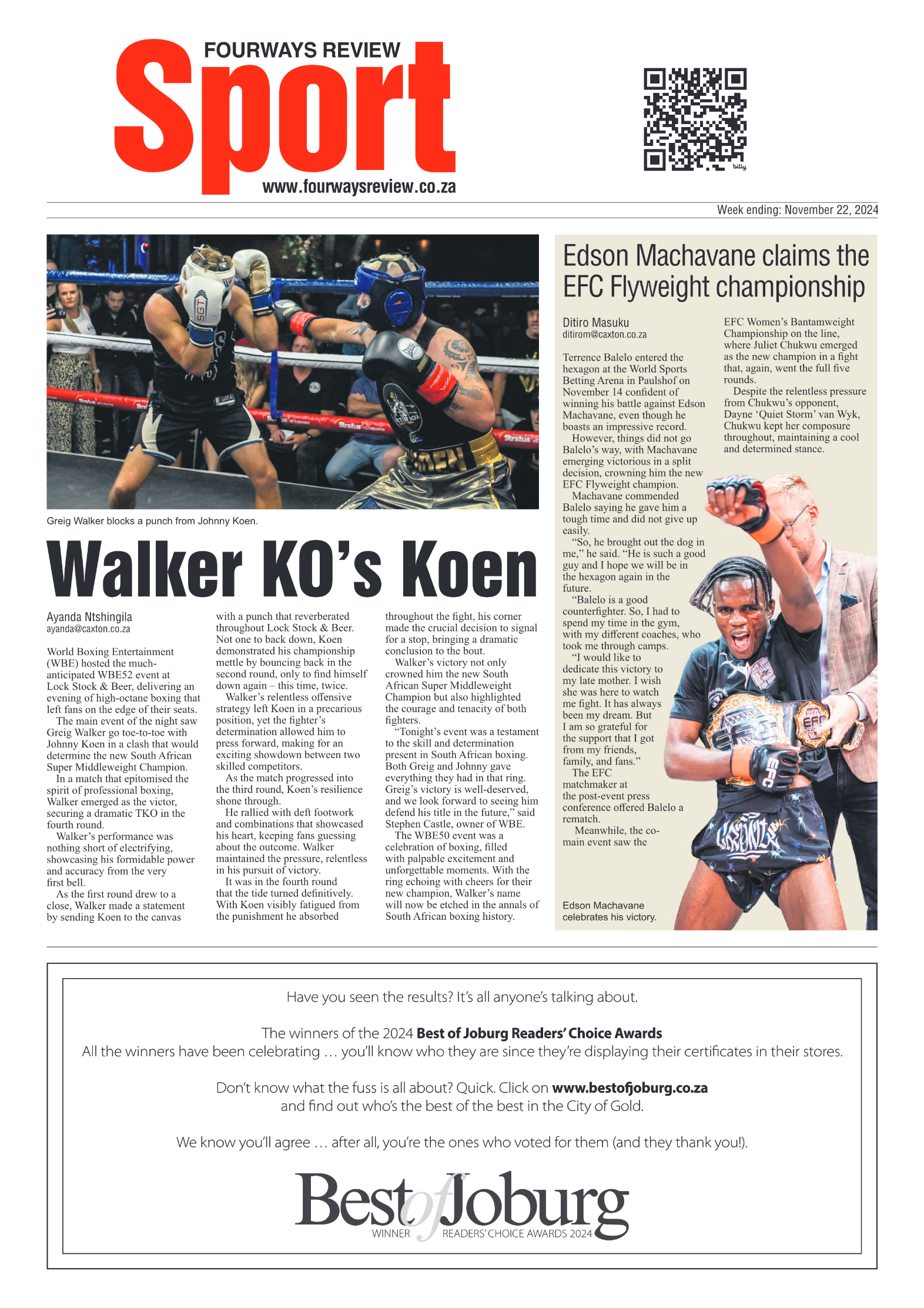 Fourways Review 22 November 2024 page 16