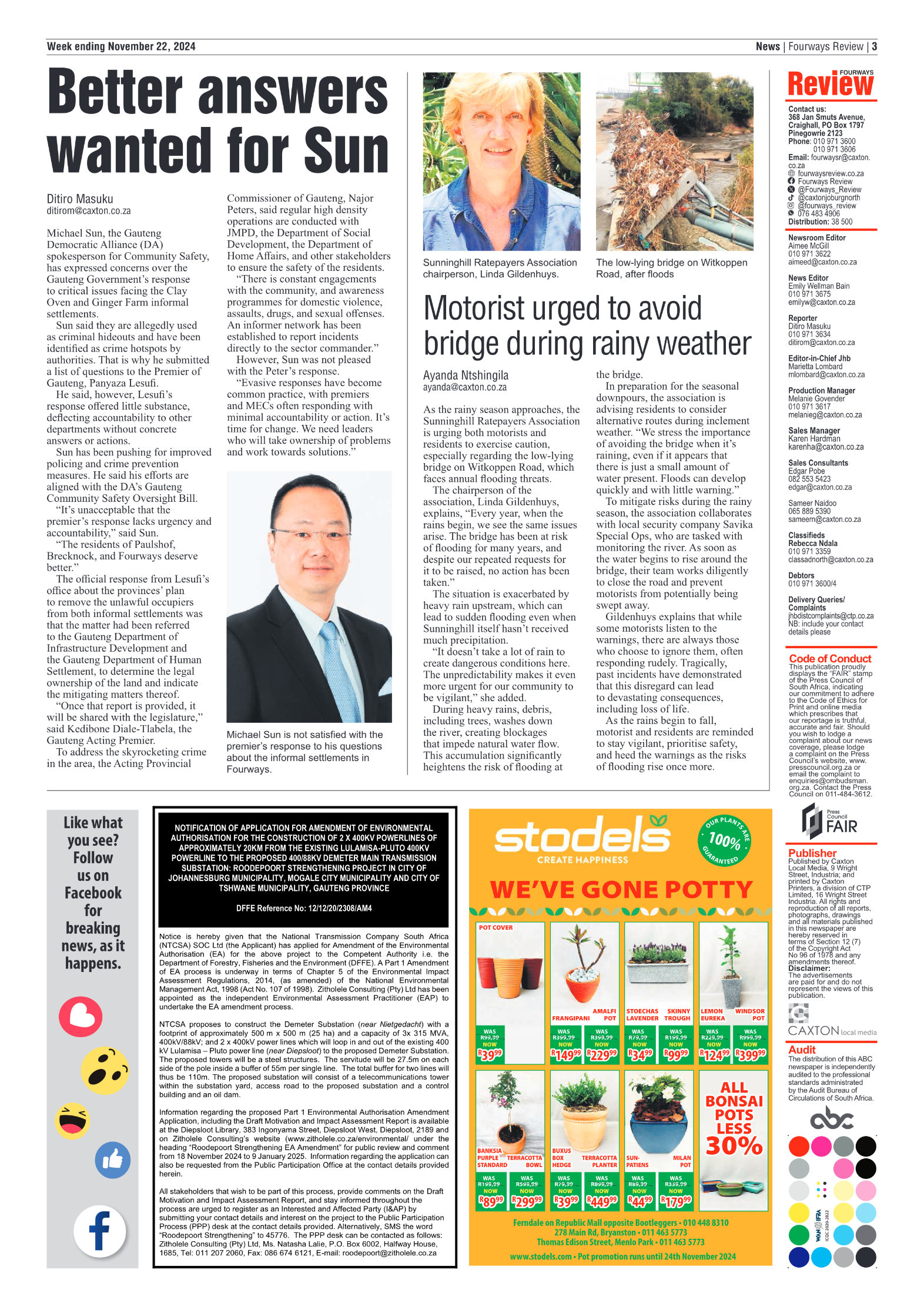 Fourways Review 22 November 2024 page 3