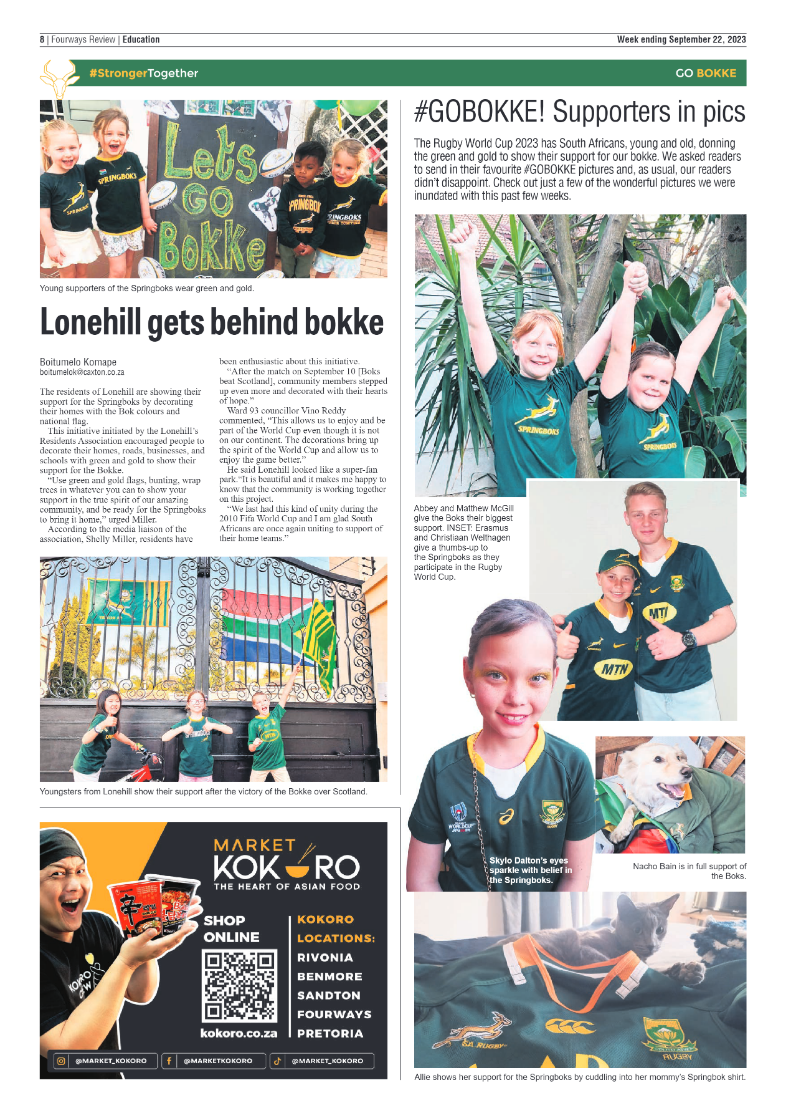 Fourways Review 22 September 2023 page 8