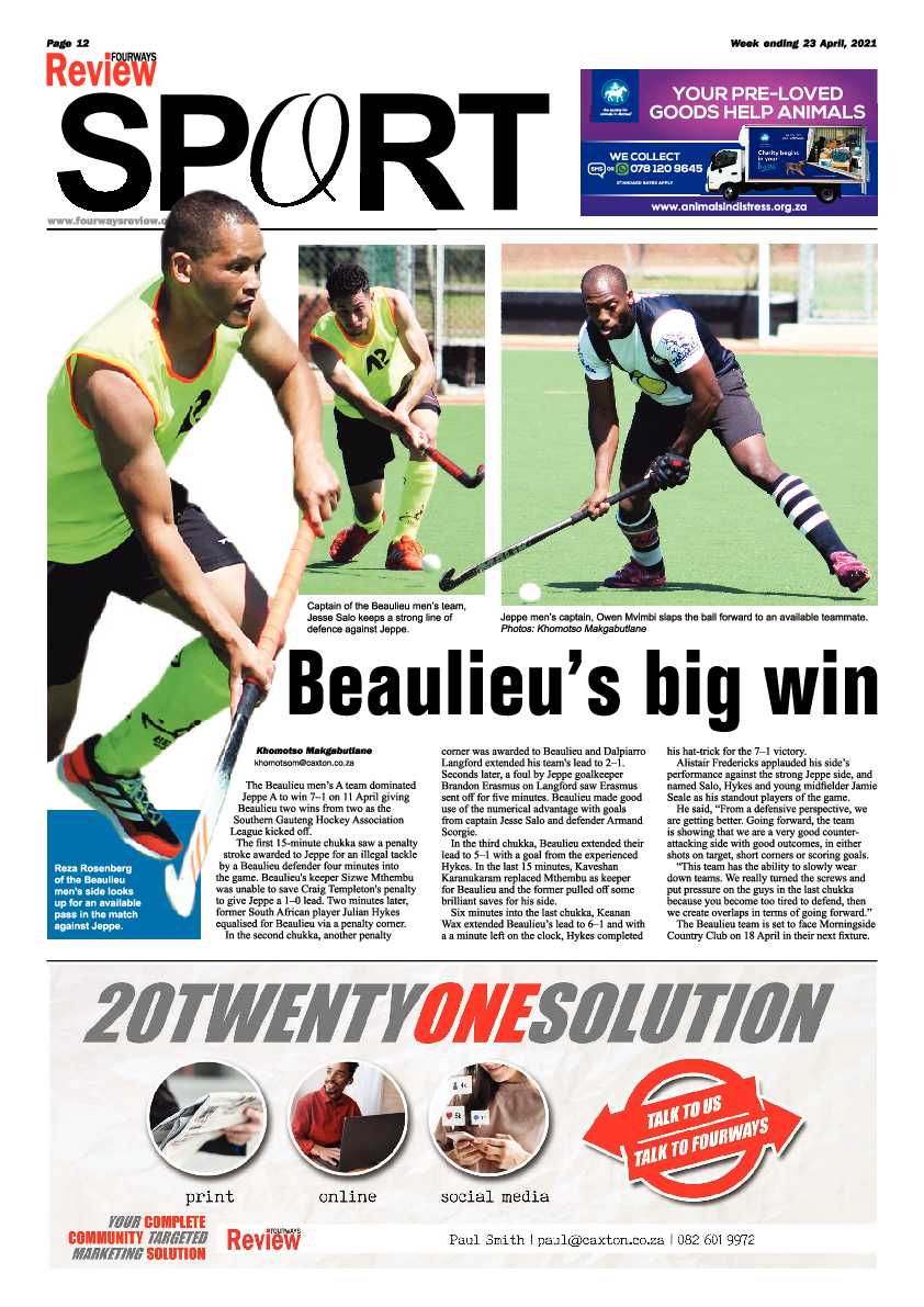 Fourways Review 23 April 2021 page 12