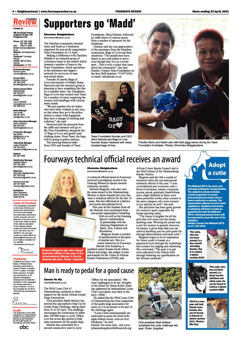 Fourways Review 23 April 2021 page 4