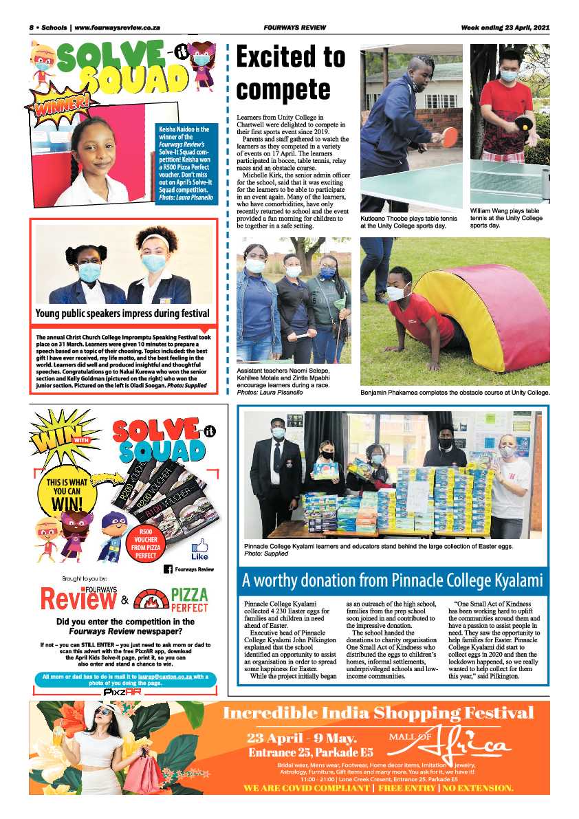 Fourways Review 23 April 2021 page 8