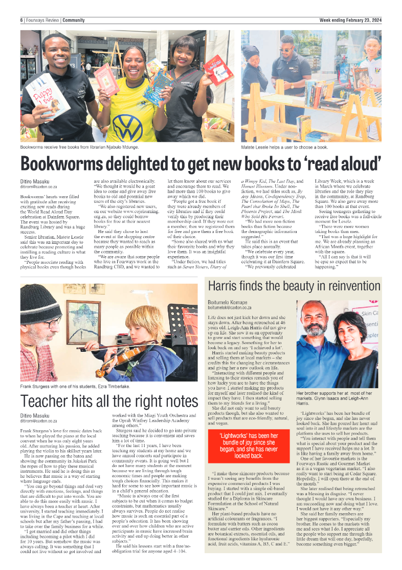 Fourways Review 23 February 2024 page 6