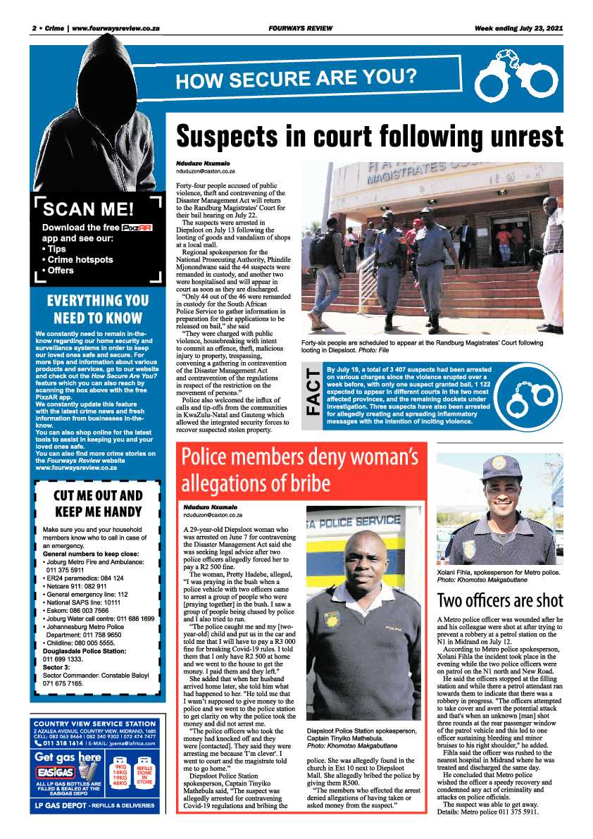 Fourways Review 23 July 2021 page 2