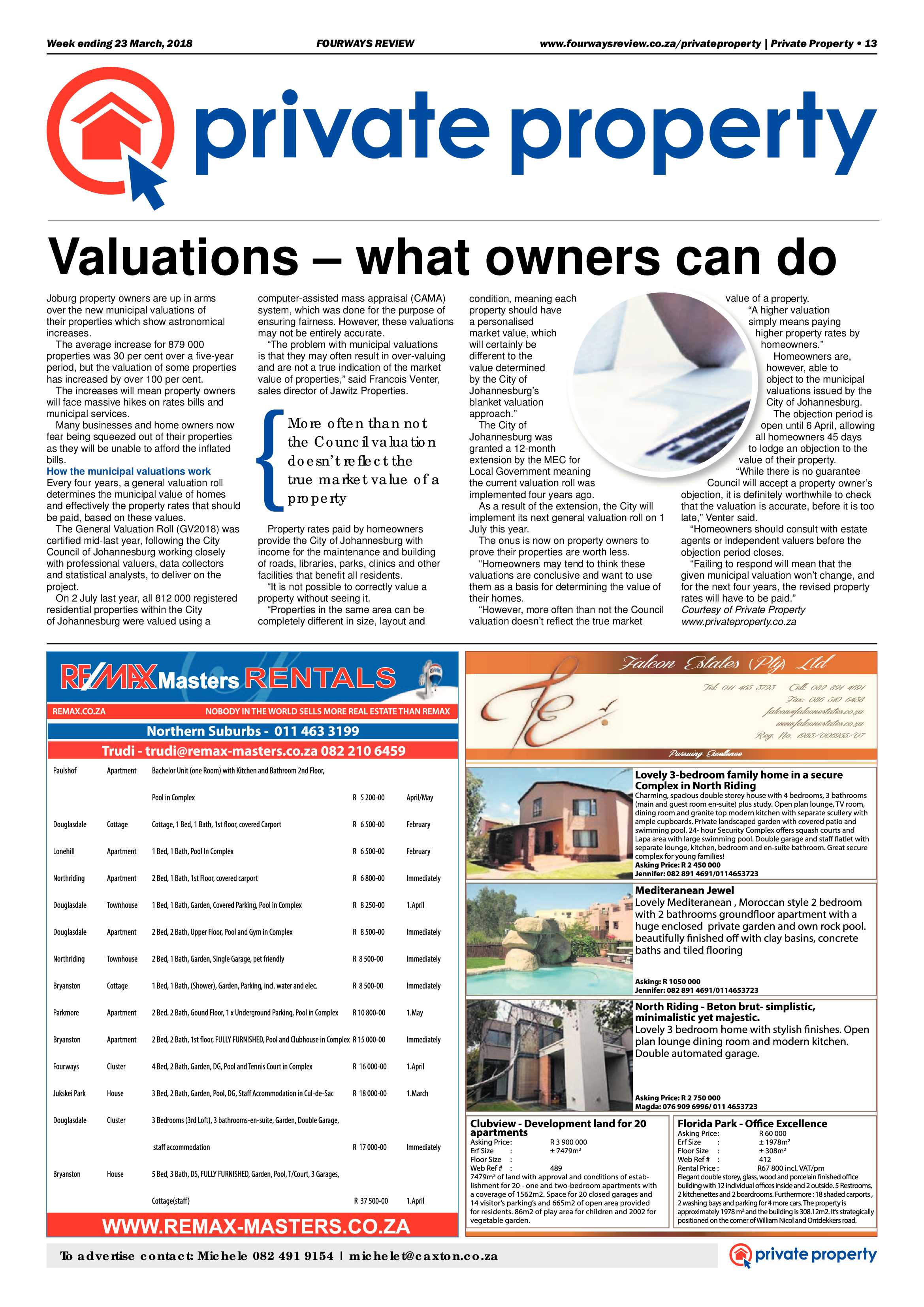 Fourways Review 23 March 2018 page 13