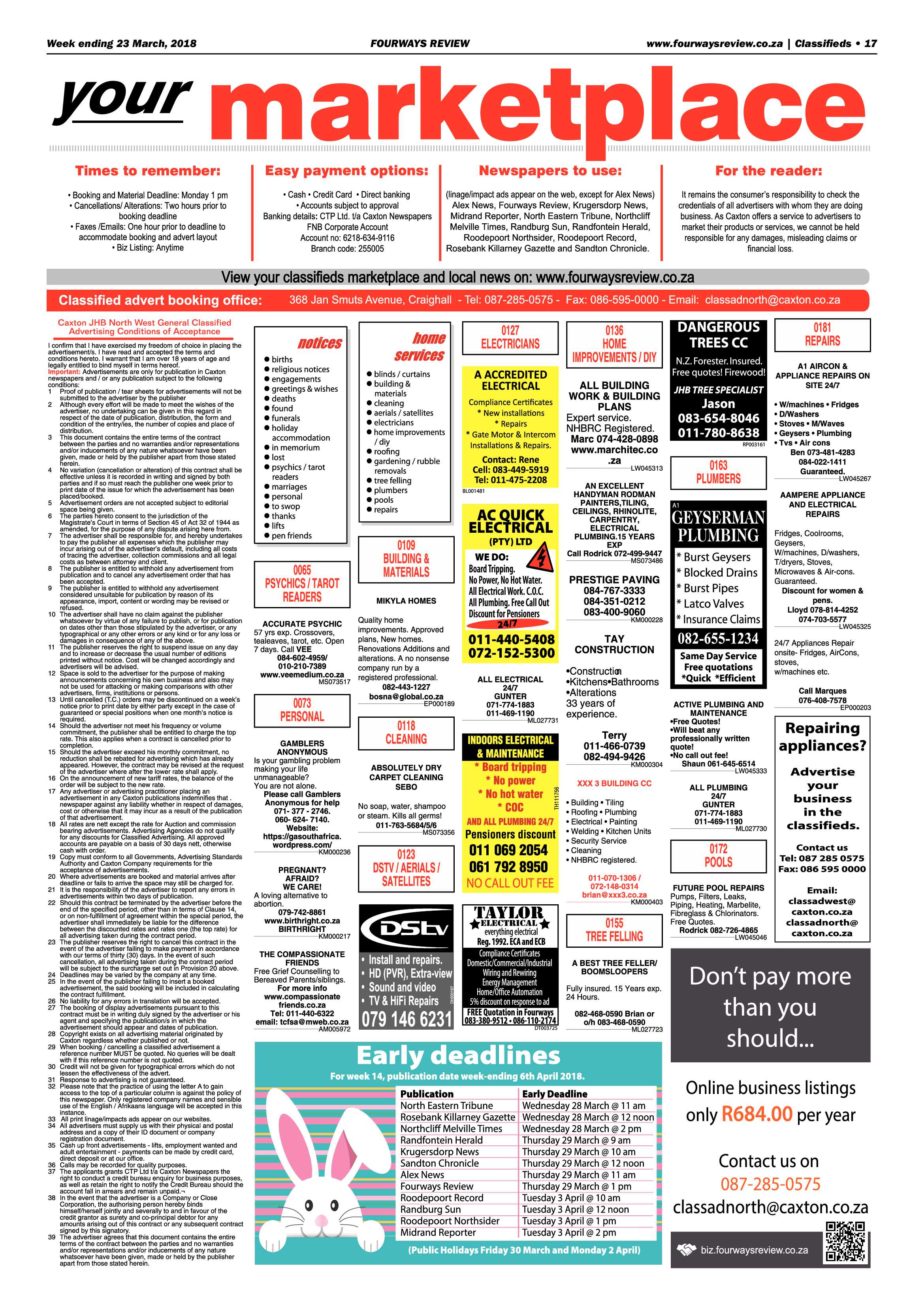 Fourways Review 23 March 2018 page 17