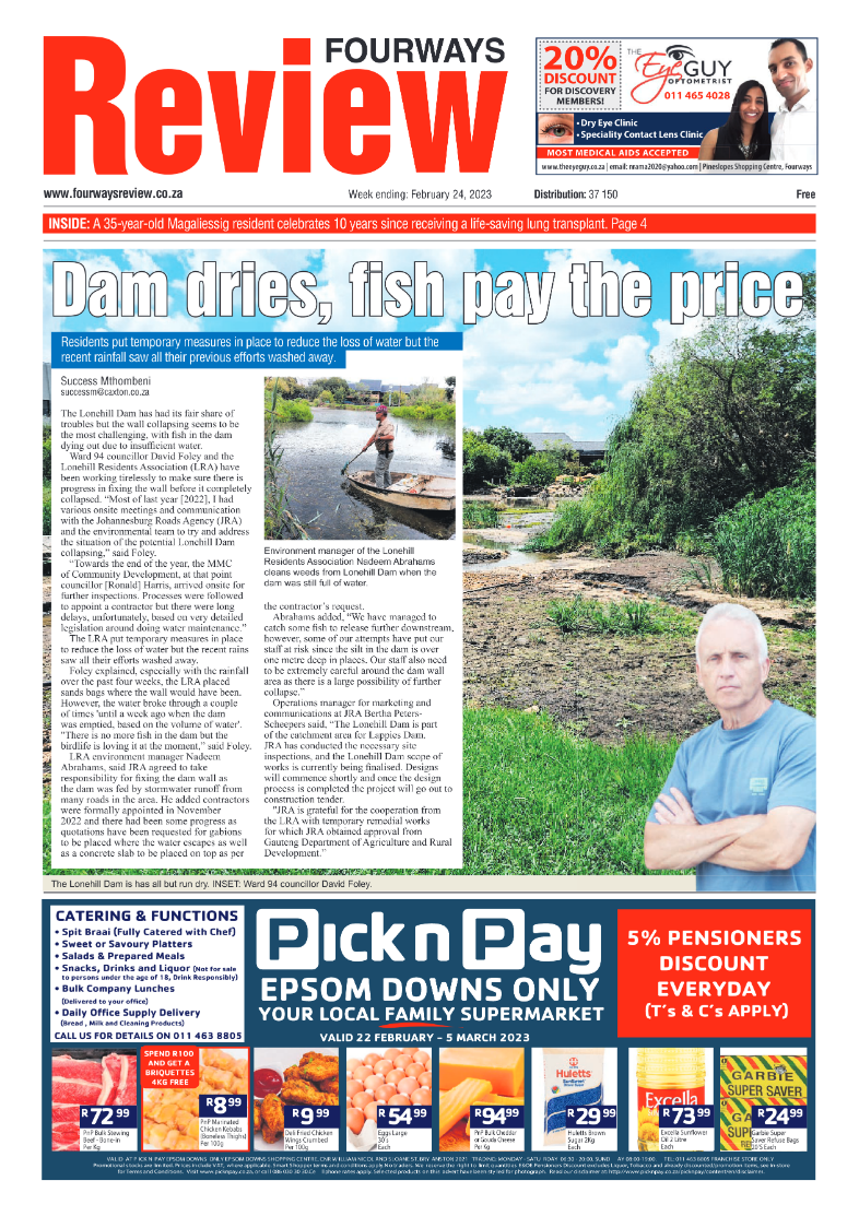 Fourways Review 24 Feb 2023 page 1