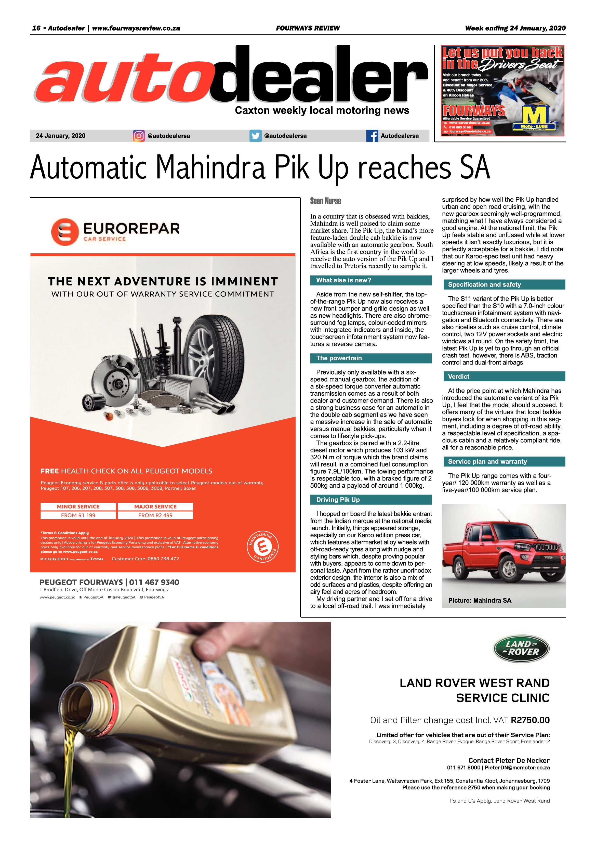 Fourways Review 24 January 2020 page 16