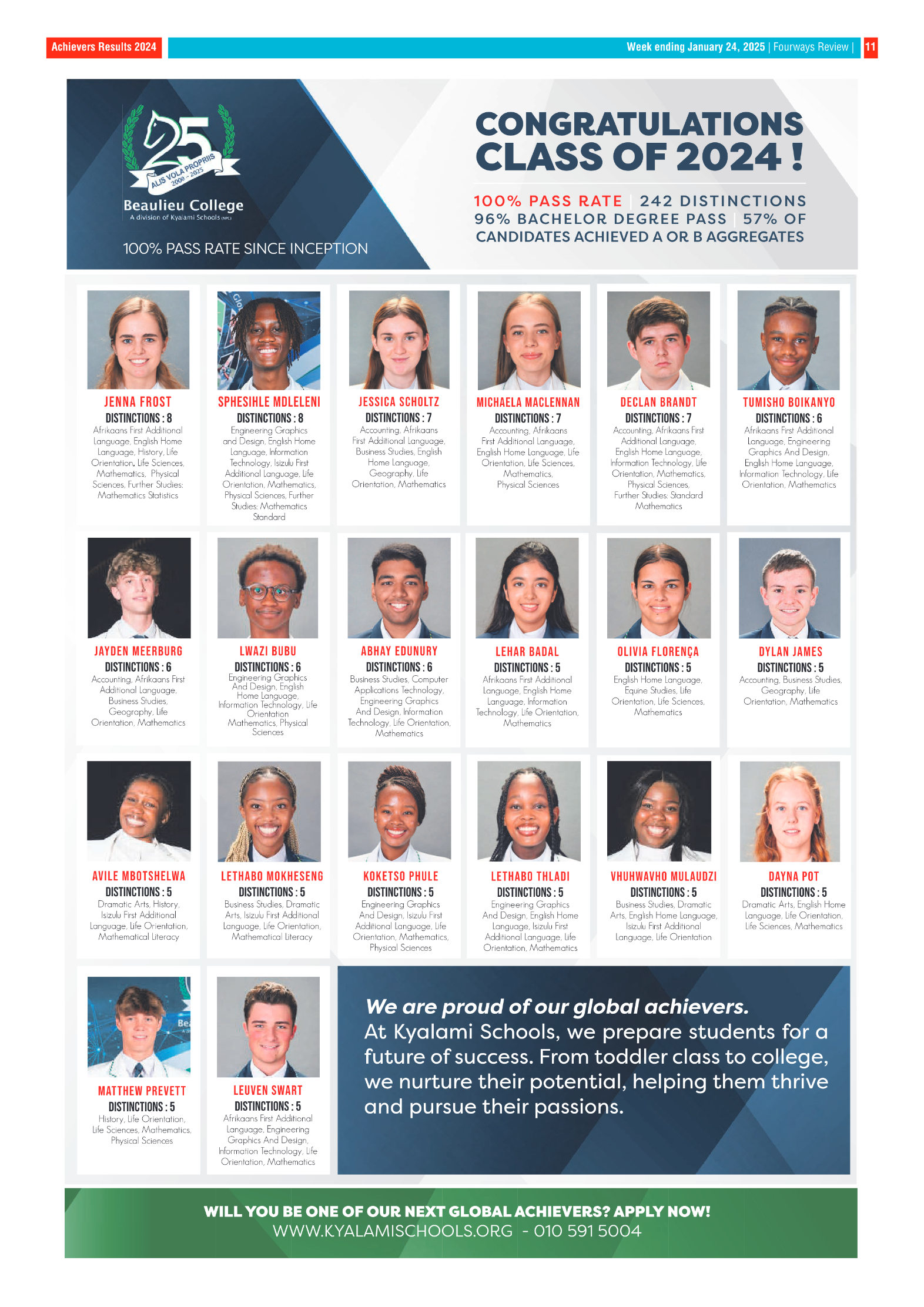 Fourways Review 24 January 2025 page 11