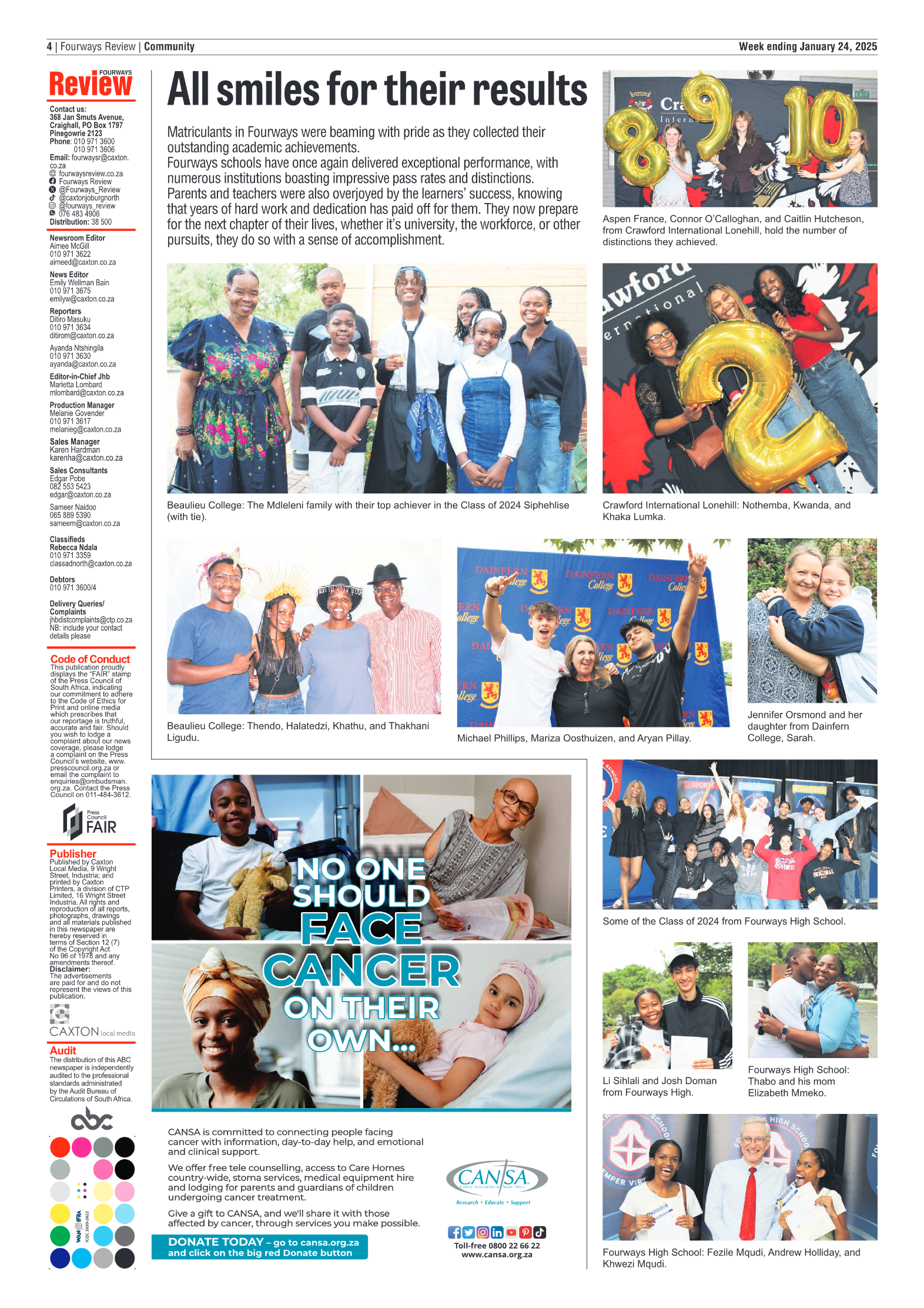 Fourways Review 24 January 2025 page 4