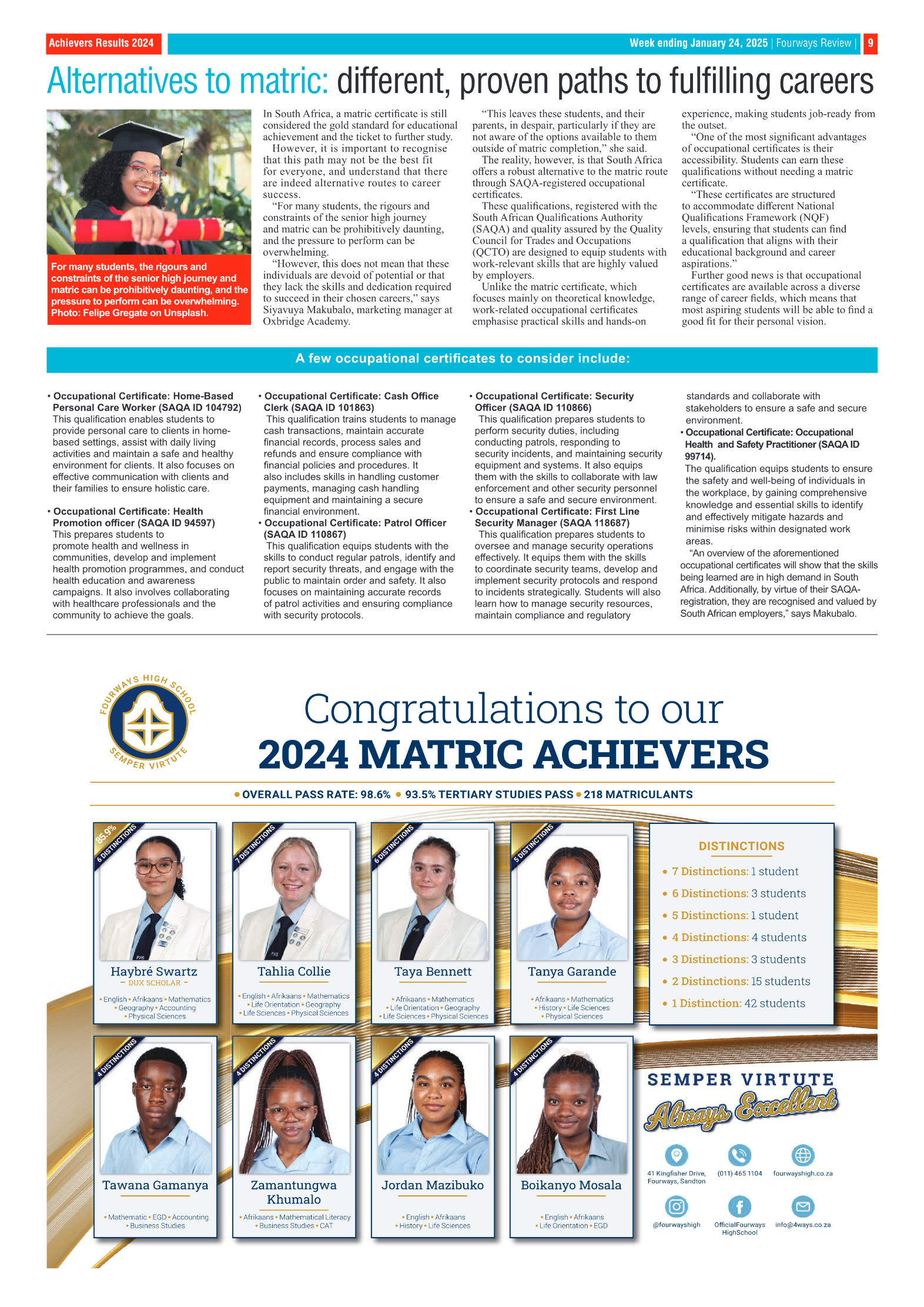 Fourways Review 24 January 2025 page 9