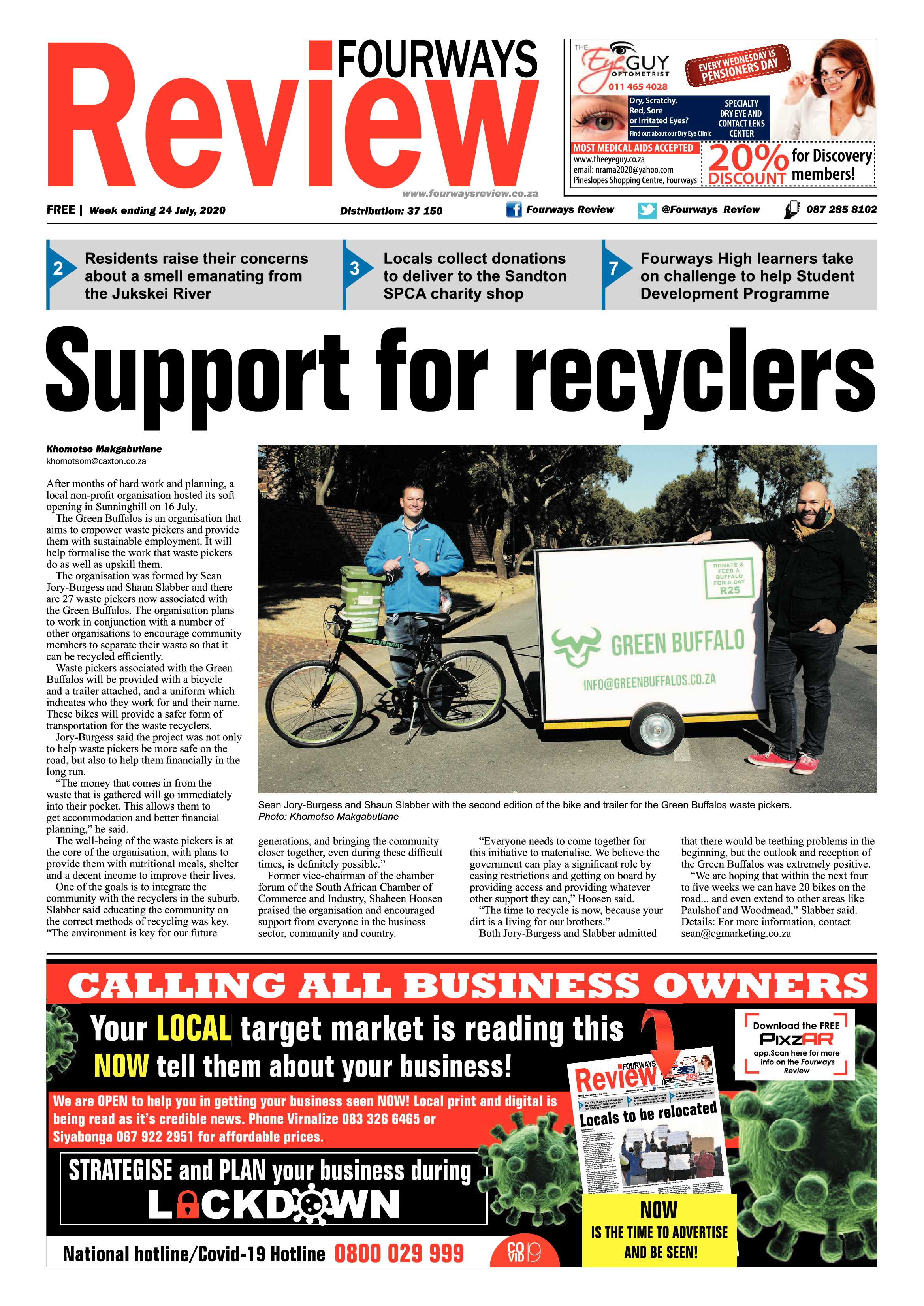 Fourways Review 24 July 2020 page 1