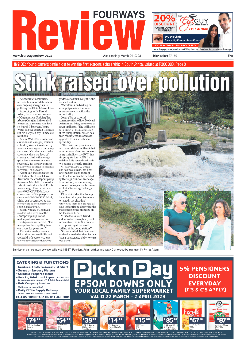 Fourways Review 24 March 2023 page 1