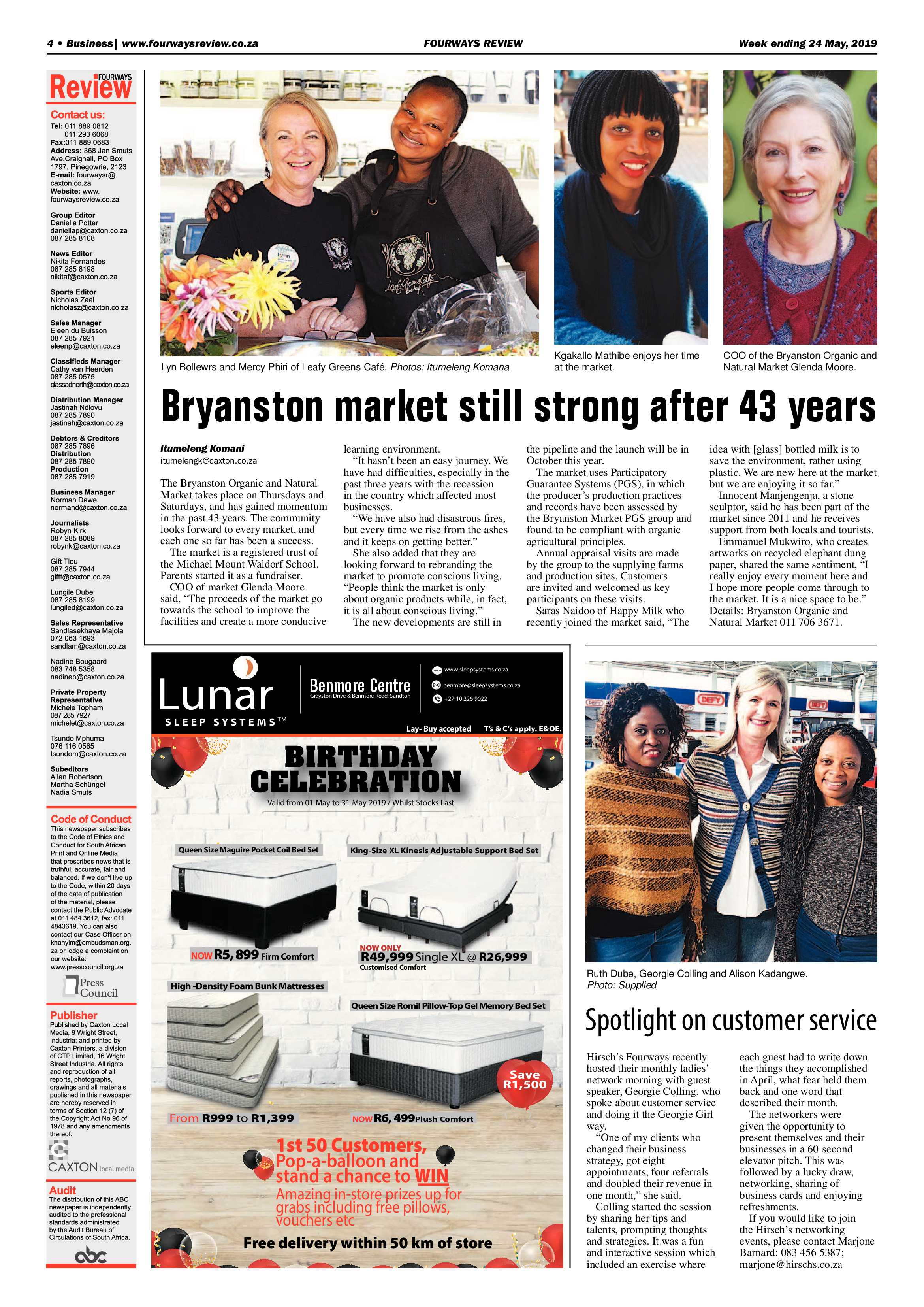 Fourways Review 24 May, 2019 page 4