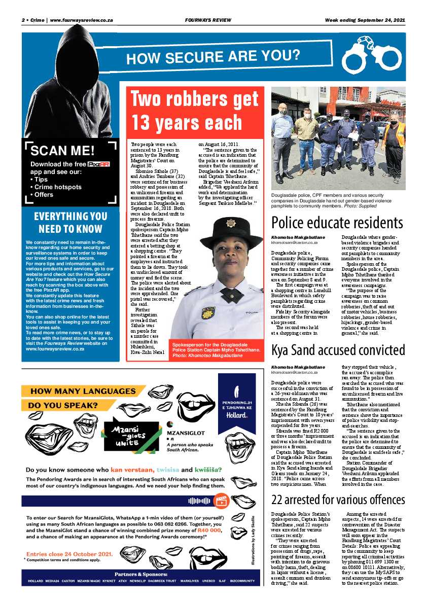 Fourways Review 24 September 2021 page 14