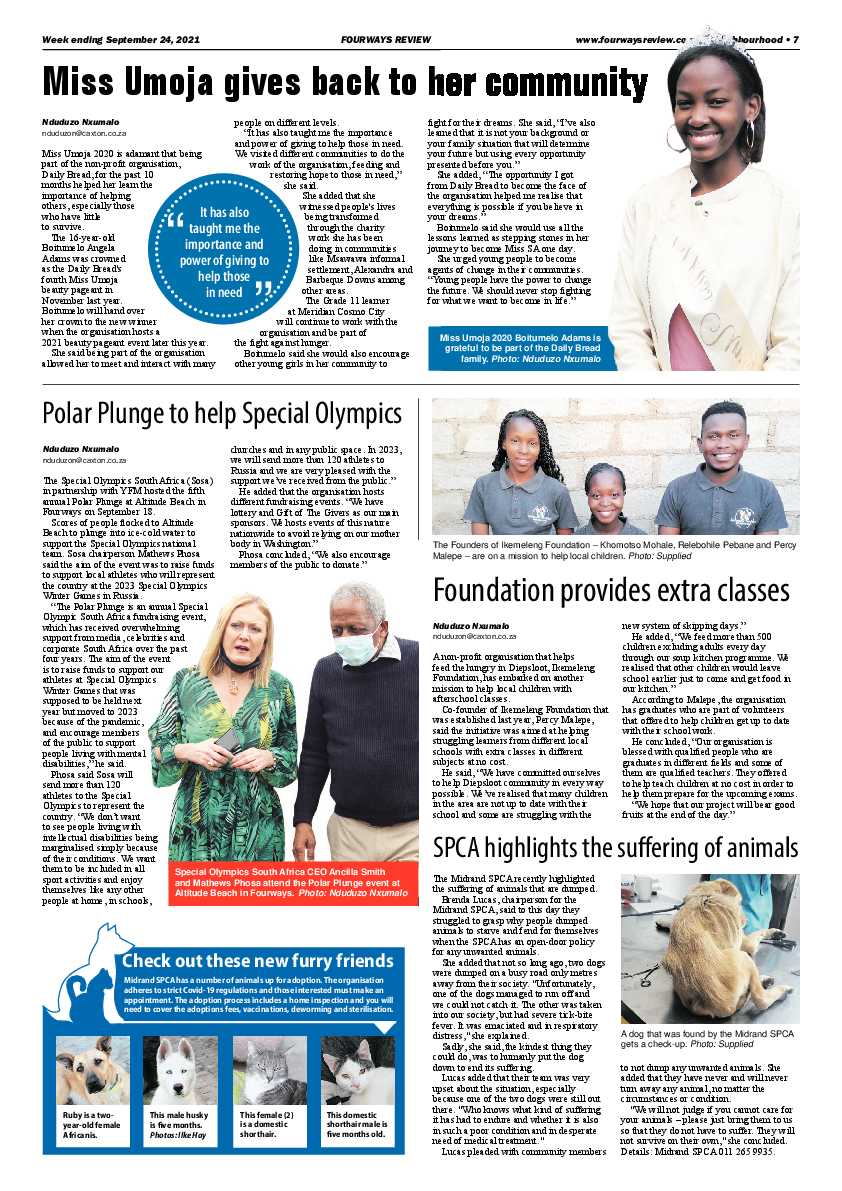 Fourways Review 24 September 2021 page 19