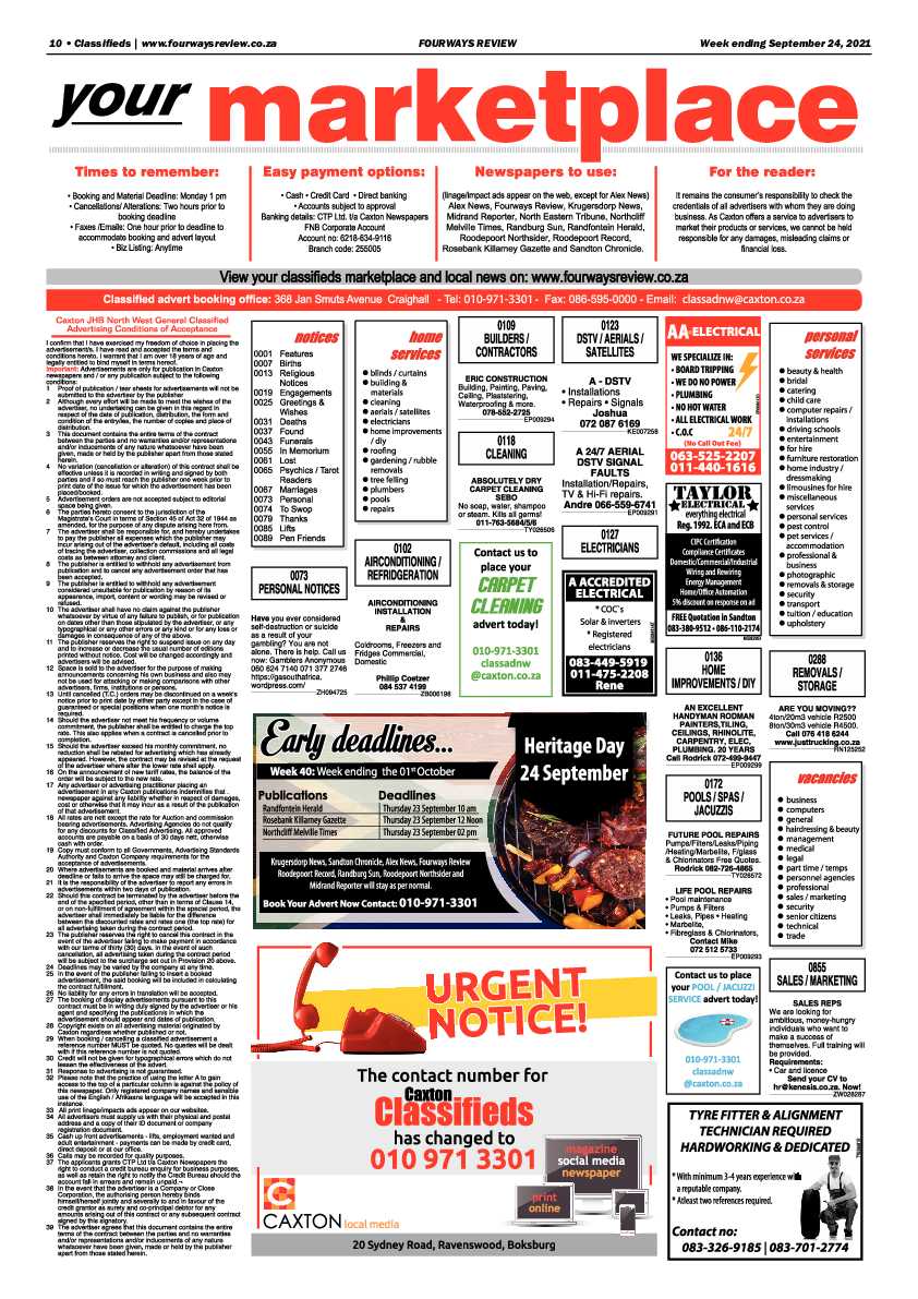 Fourways Review 24 September 2021 page 22