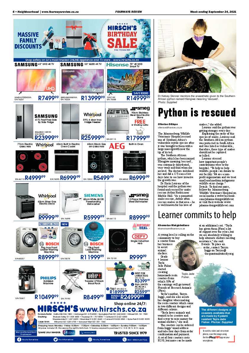 Fourways Review 24 September 2021 page 7