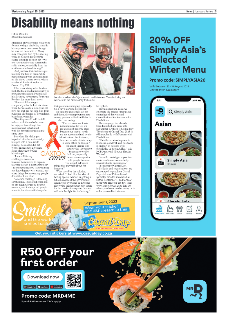 Fourways Review 25 August 2023 page 5