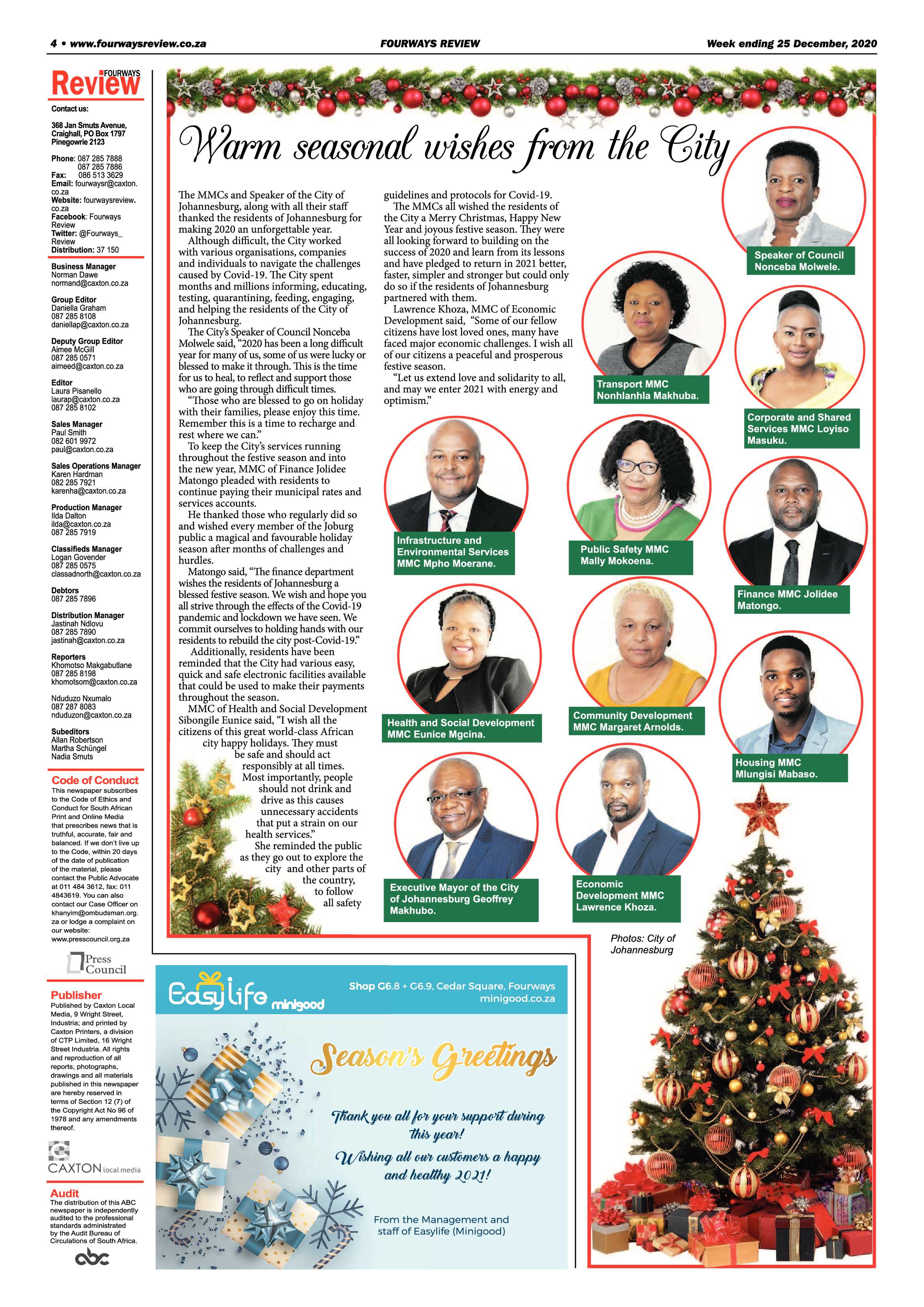 Fourways Review 25 December 2020 page 4