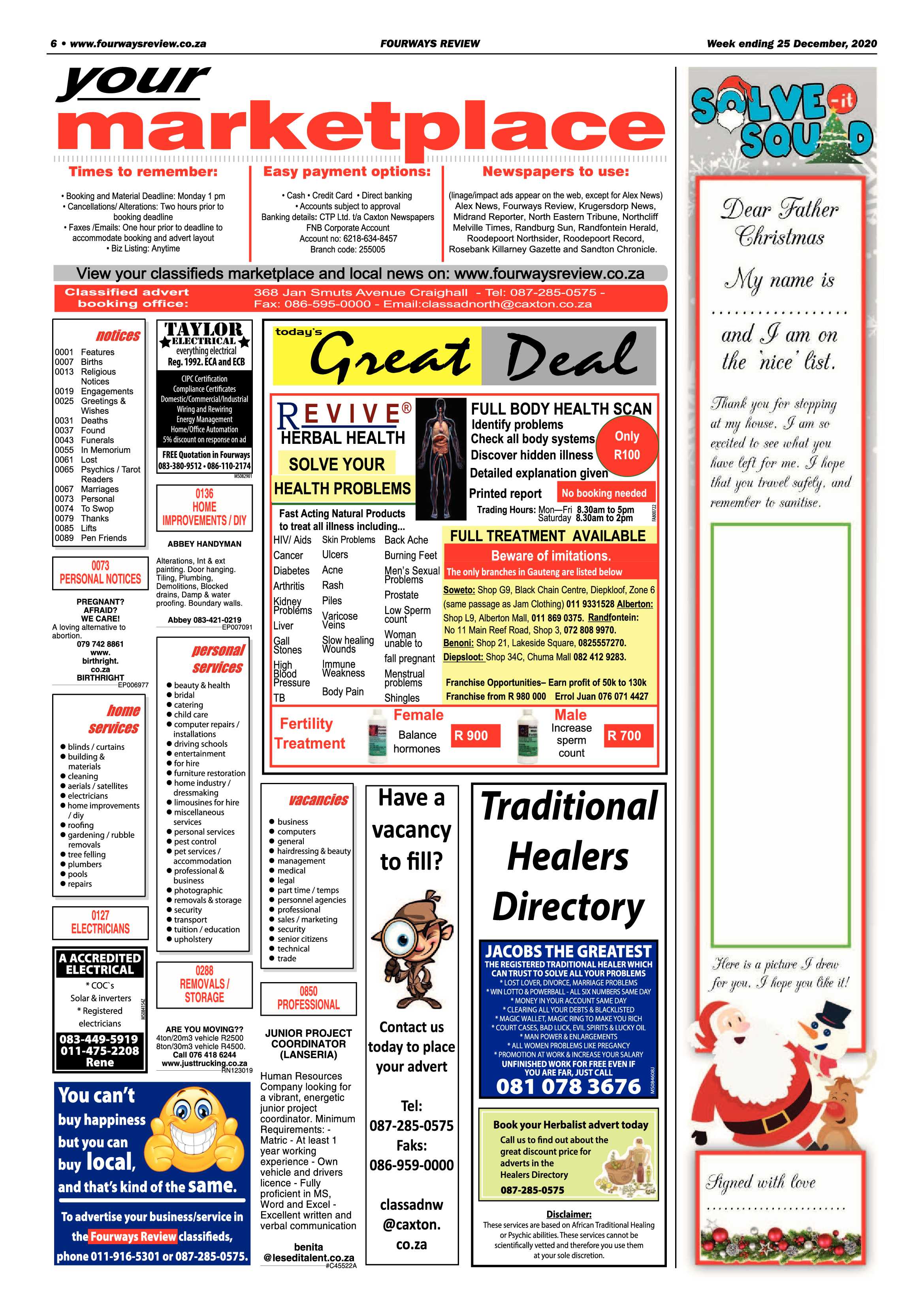 Fourways Review 25 December 2020 page 6