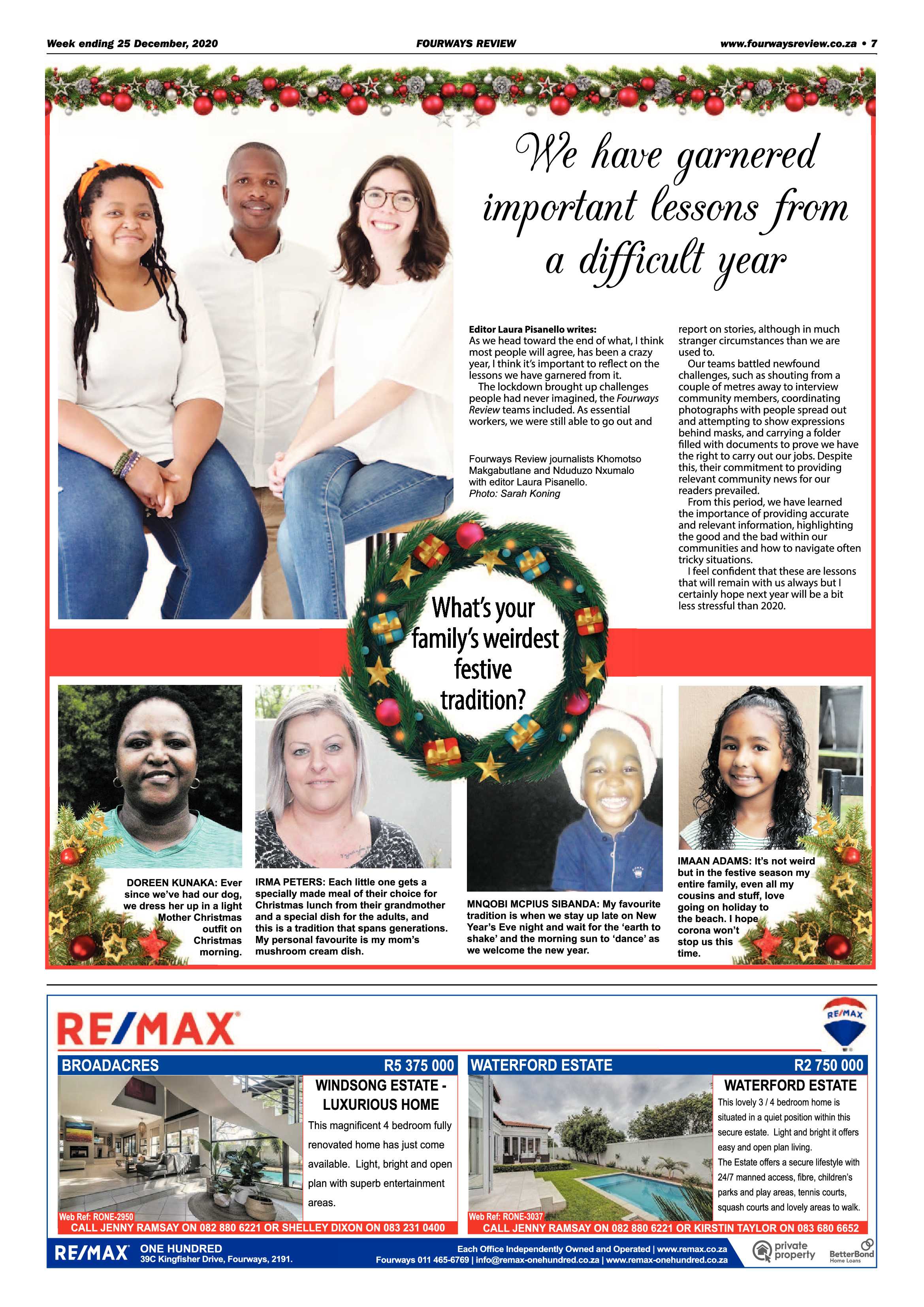 Fourways Review 25 December 2020 page 7