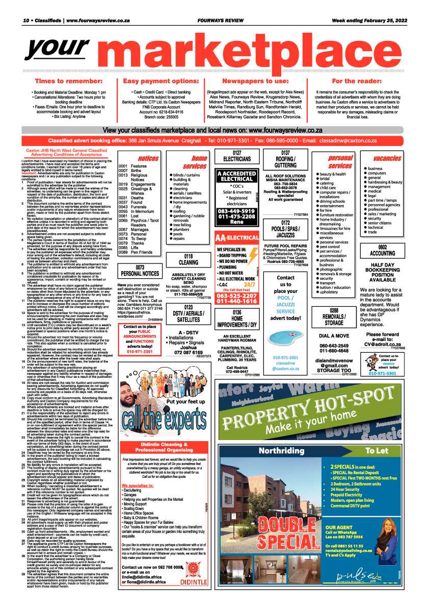 Fourways Review 25 February 2022 page 10