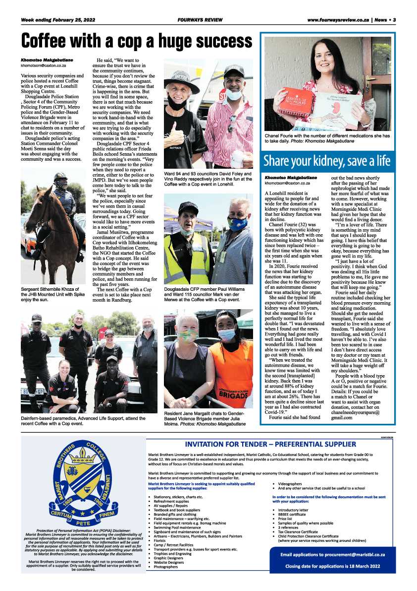 Fourways Review 25 February 2022 page 3