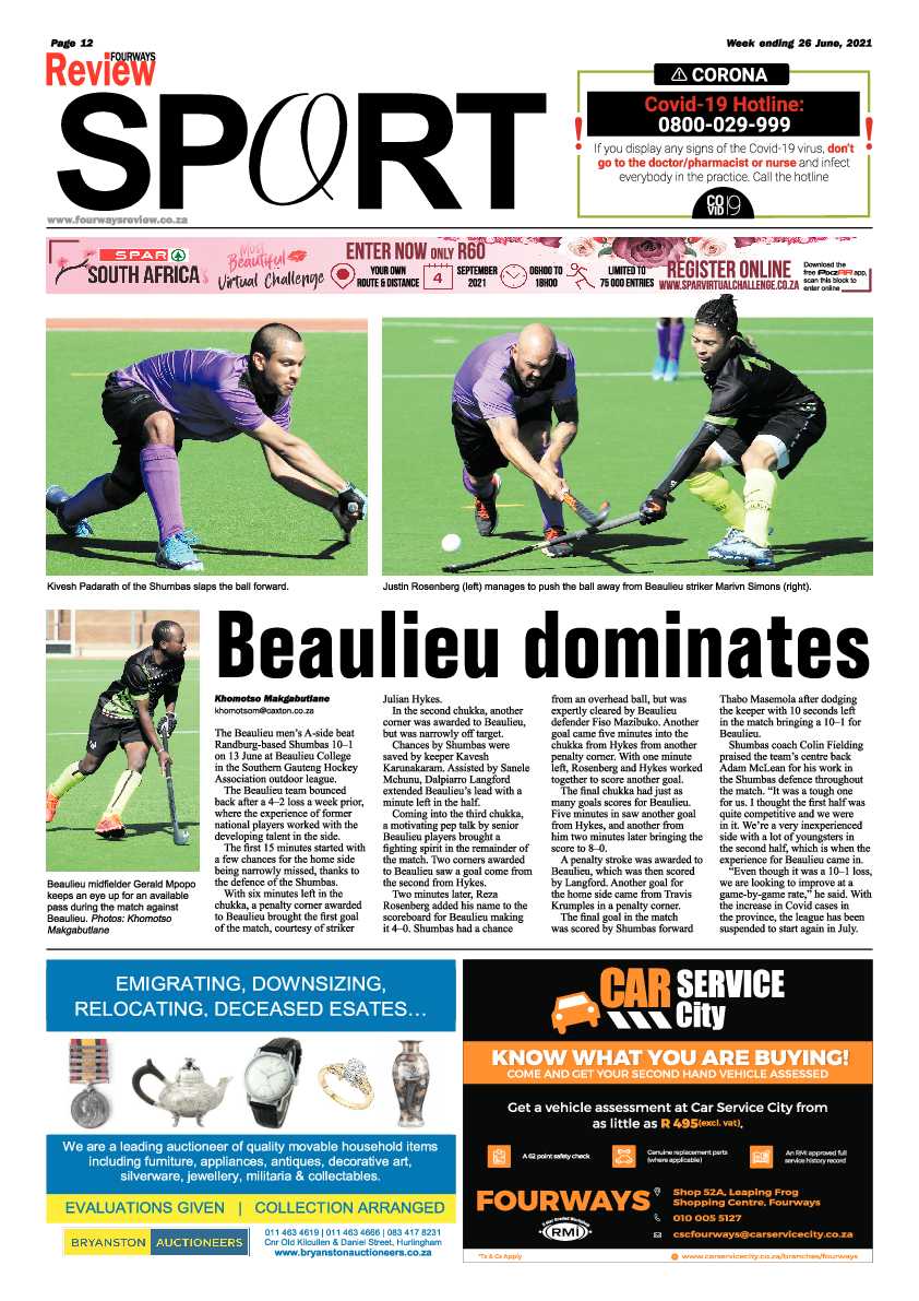 Fourways Review 25 June 2021 page 12