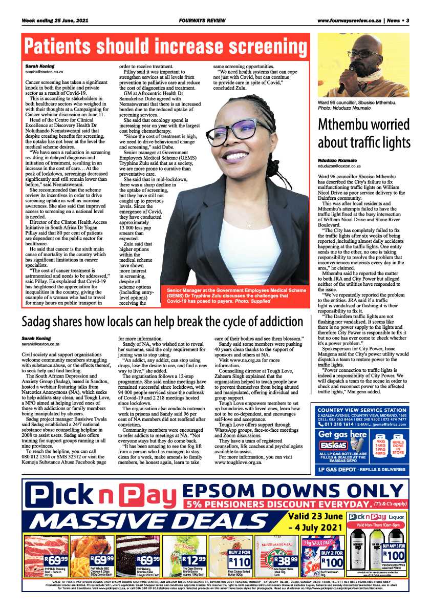 Fourways Review 25 June 2021 page 3