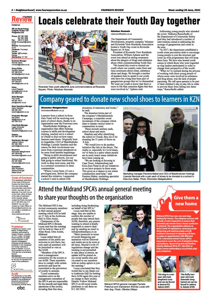 Fourways Review 25 June 2021 page 4