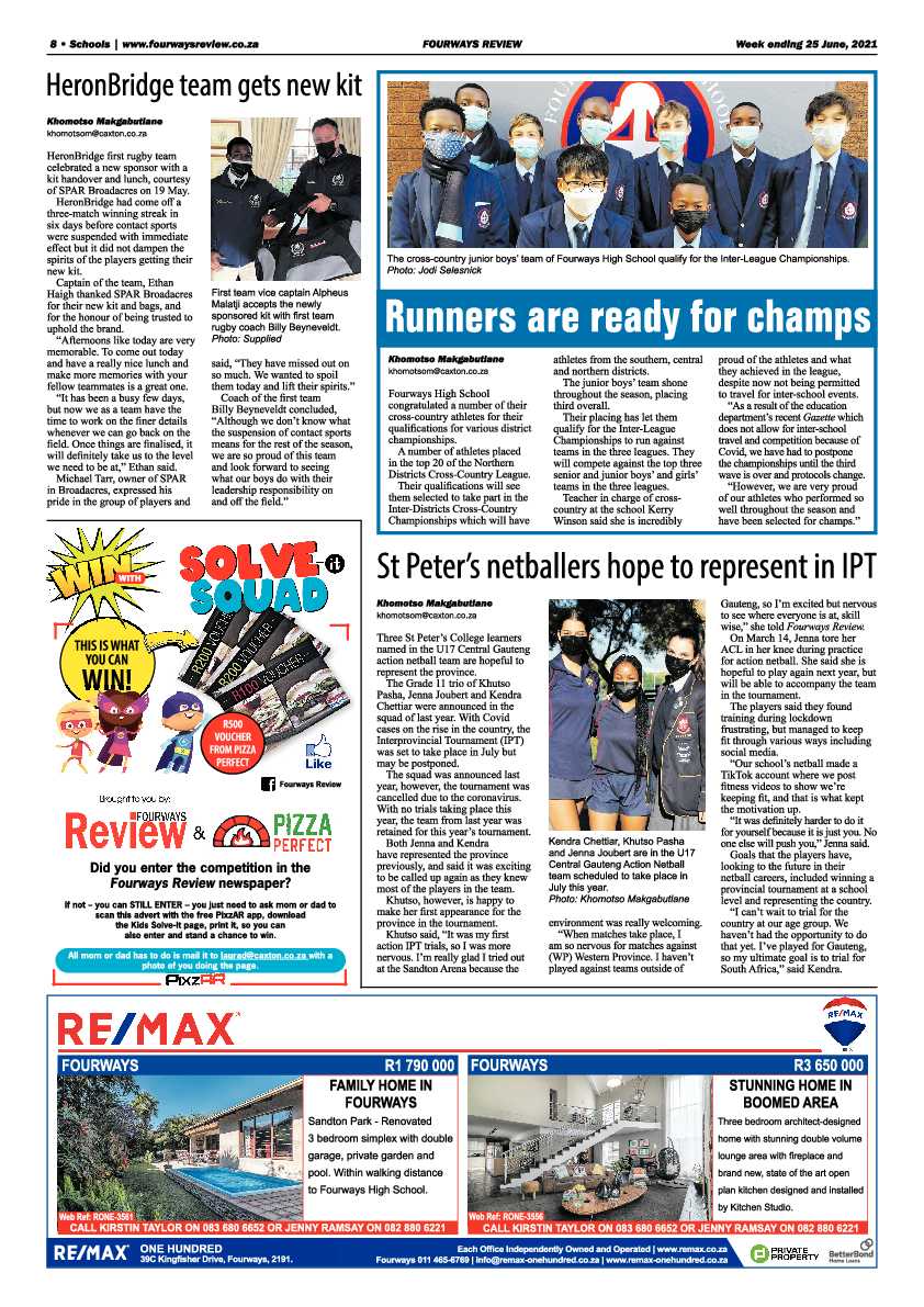 Fourways Review 25 June 2021 page 8