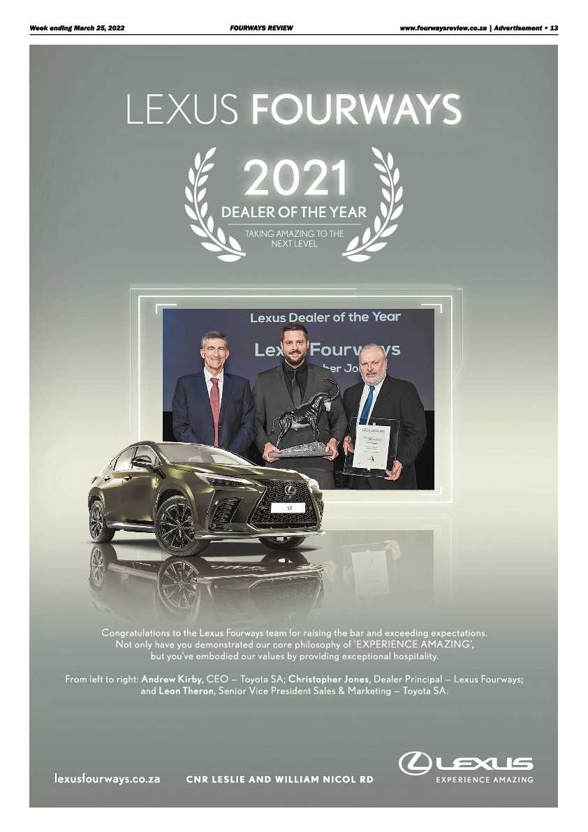 Fourways Review 25 March 2022 page 13