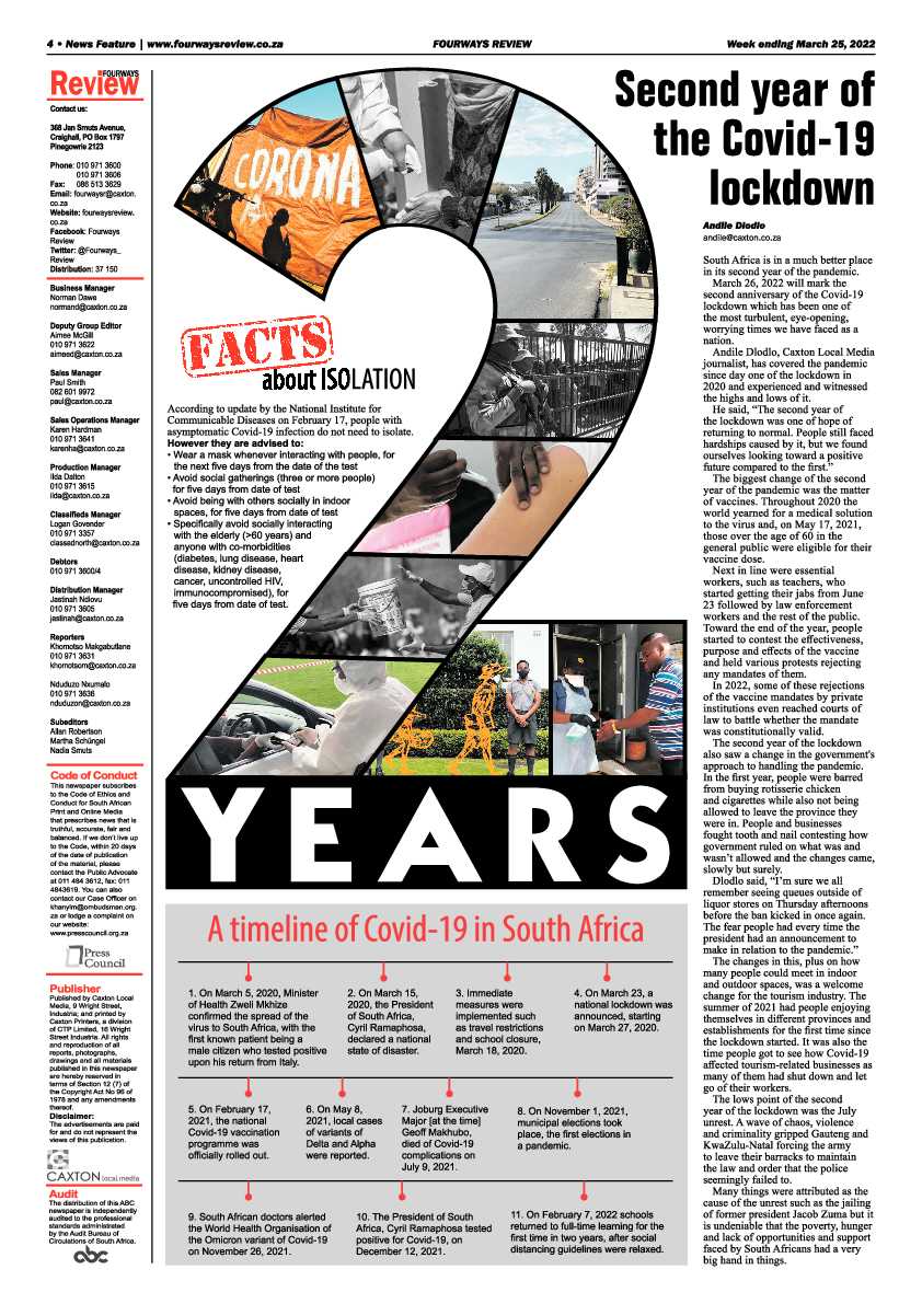 Fourways Review 25 March 2022 page 4