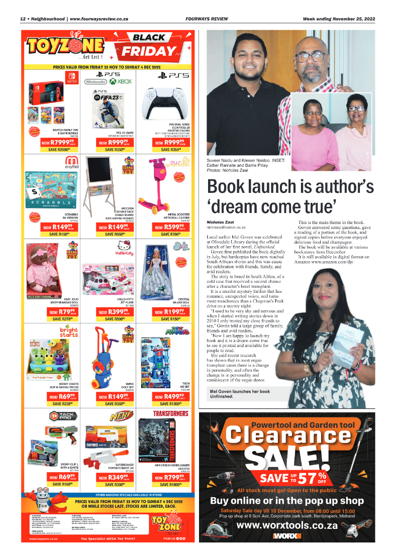 Fourways Review 25 Nov 2022 page 12