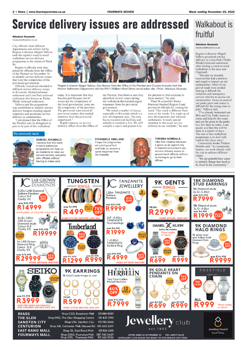Fourways Review 25 Nov 2022 page 2