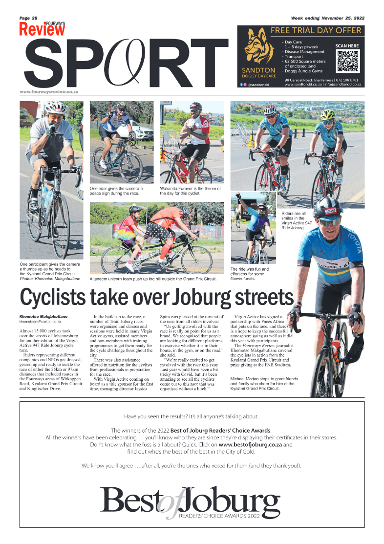 Fourways Review 25 Nov 2022 page 28