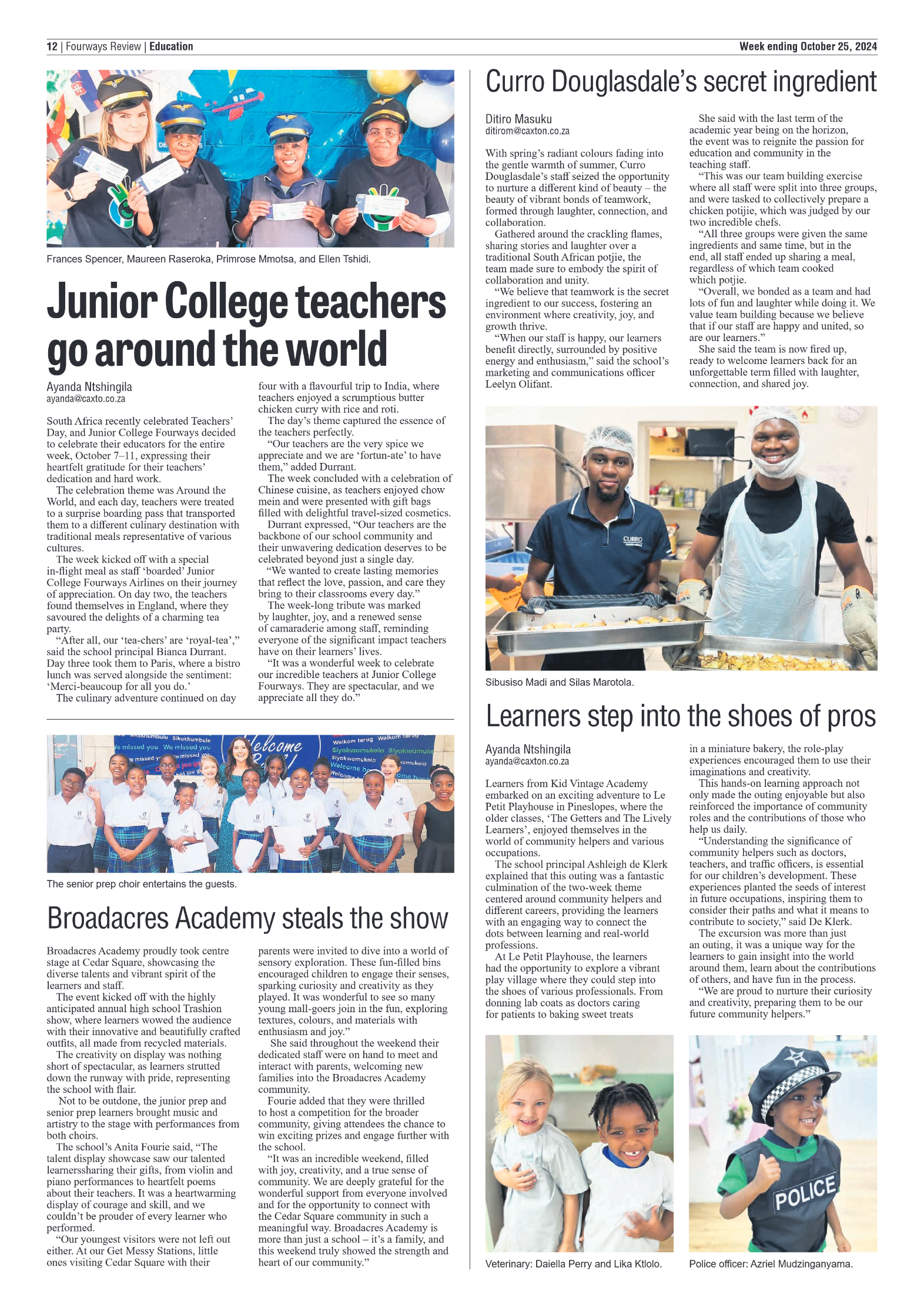 Fourways Review 25 October 2024 page 12