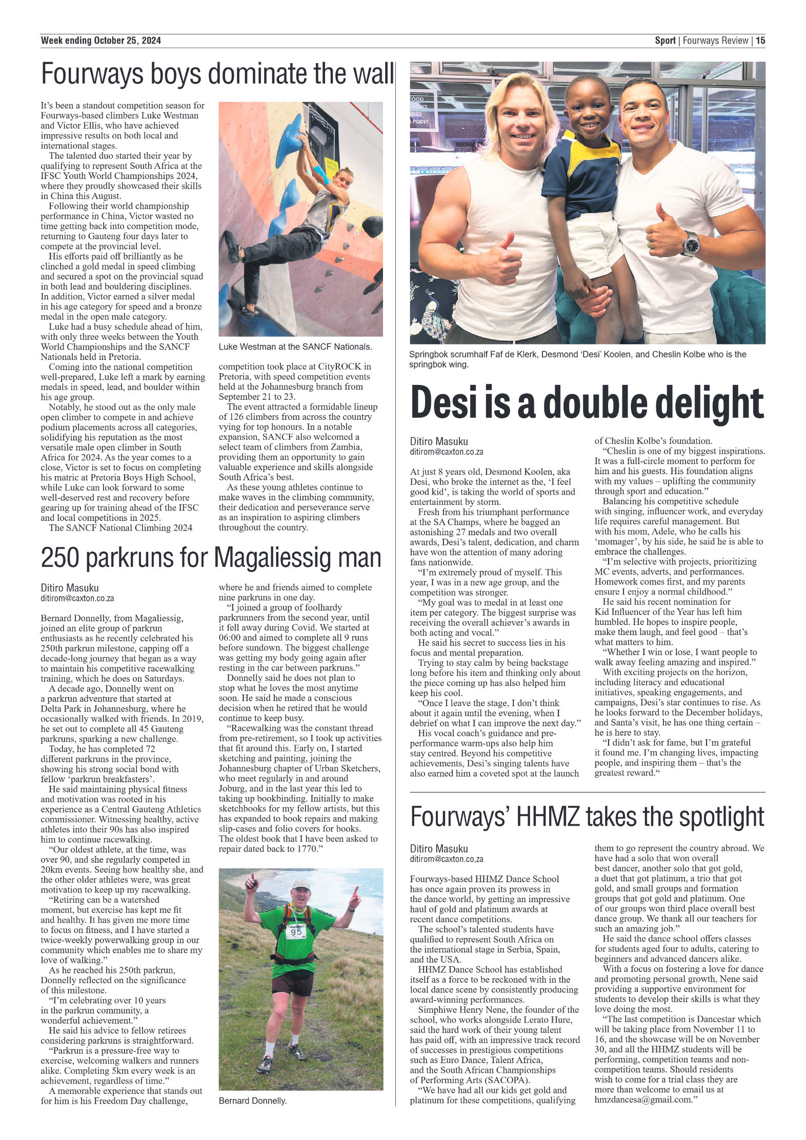 Fourways Review 25 October 2024 page 15