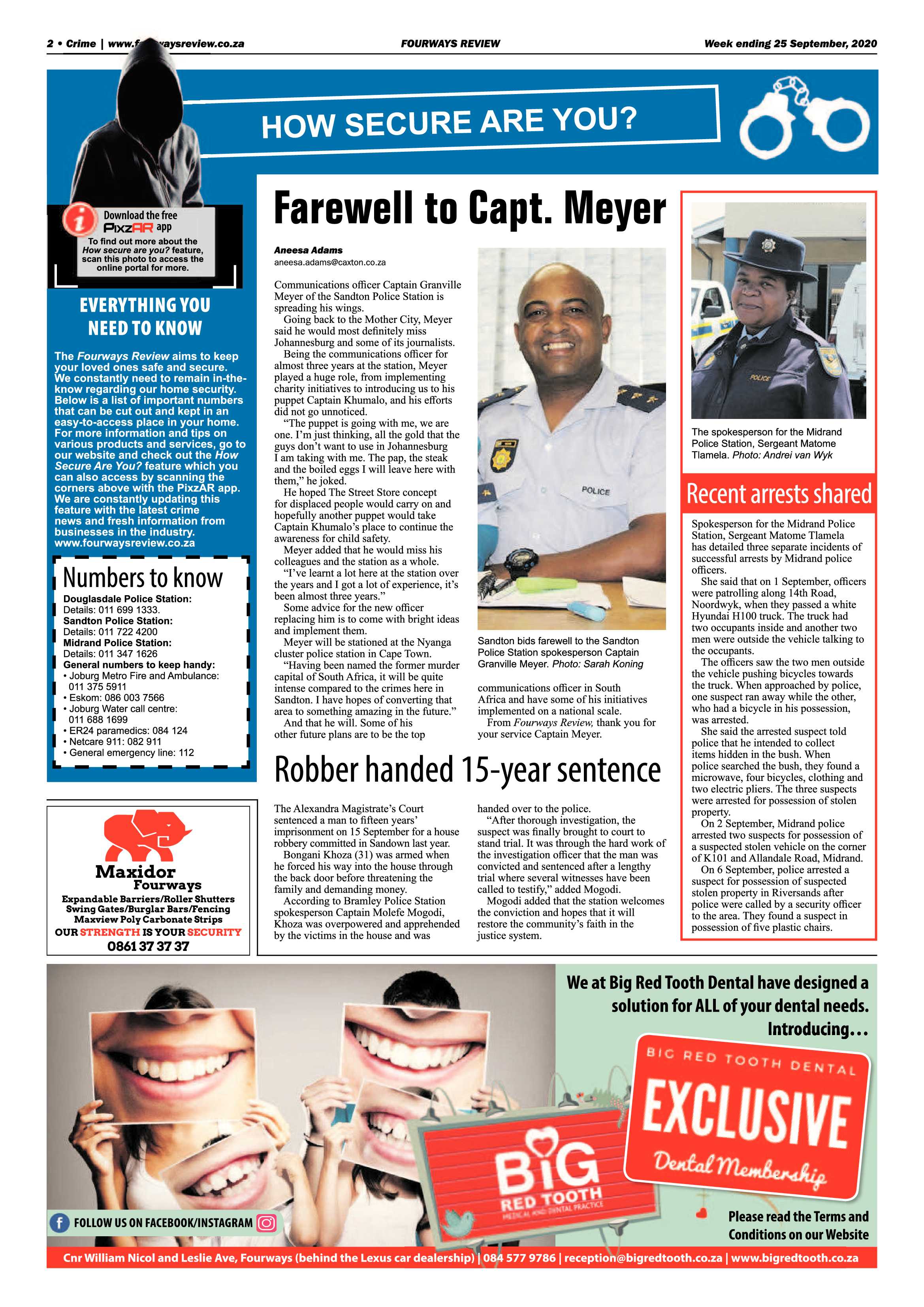 Fourways Review 25 September 2020 page 2
